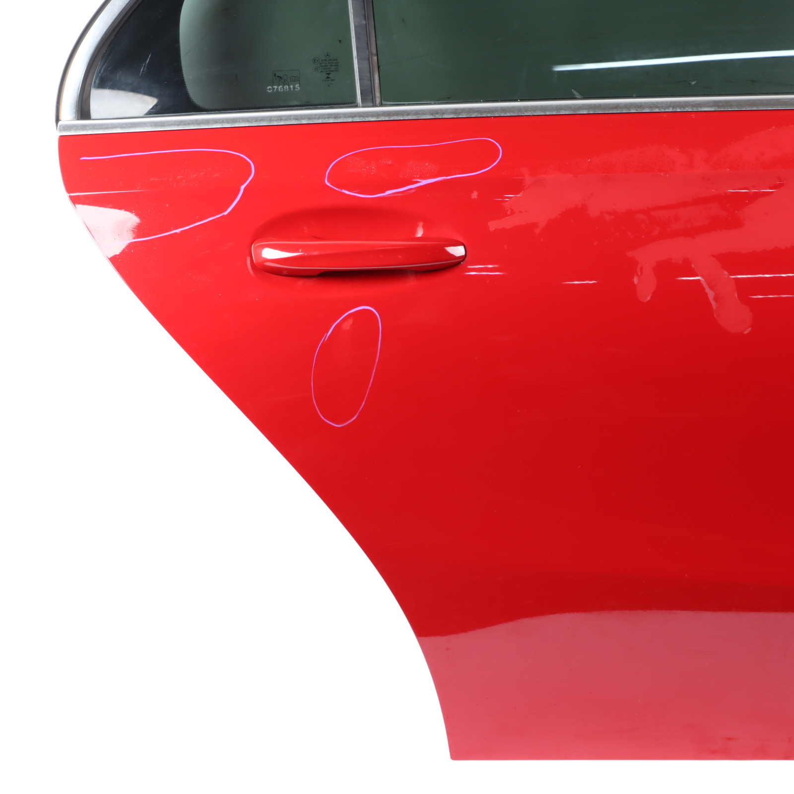 Mercedes W177 Door Rear Right O/S A-Class Jupiter Red - 589