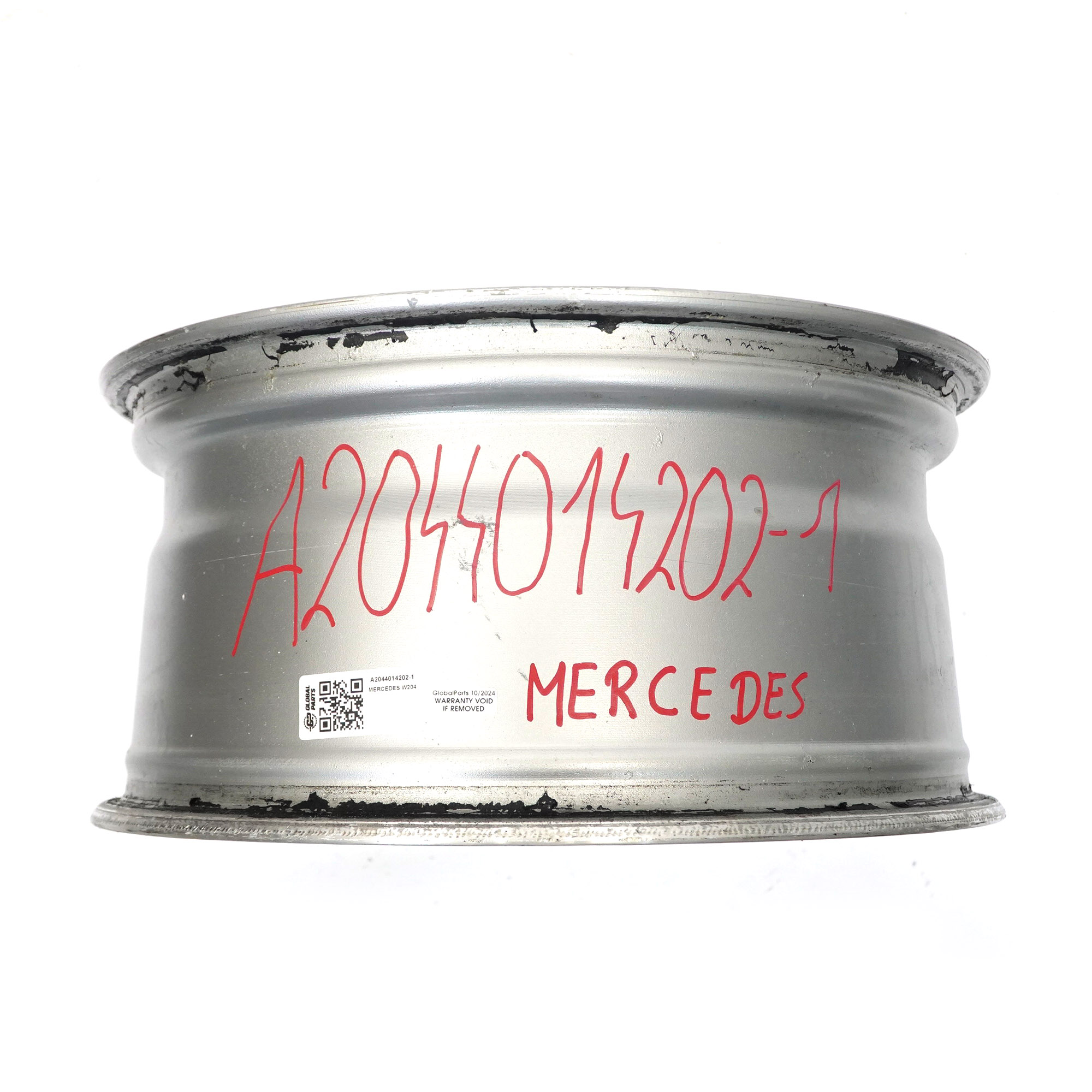 Mercedes W204 AMG Leicht metall felge hinten silber 18" 8,5J ET:54 A2044014202