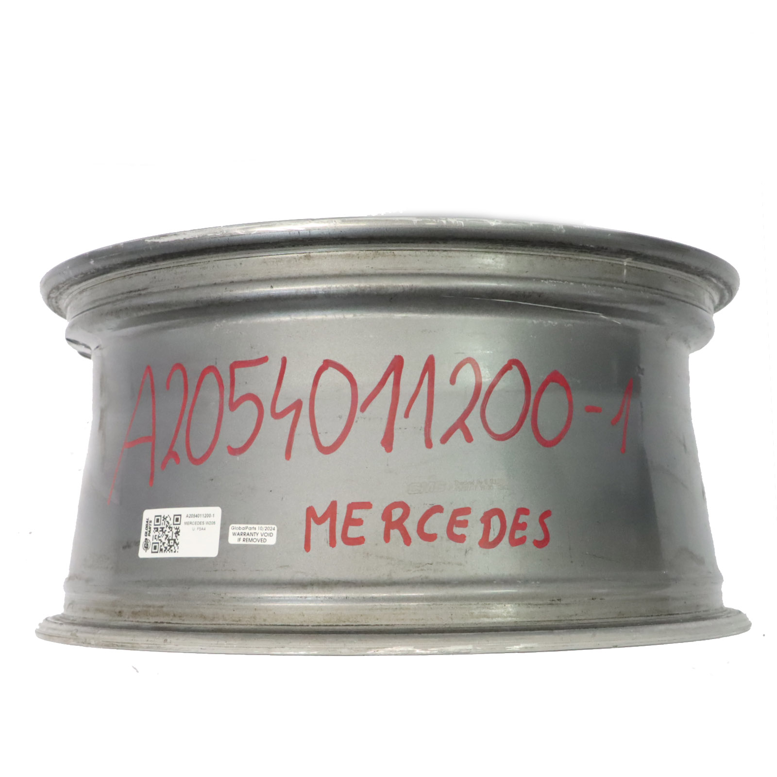 Mercedes W205 Grau AMG Leicht metall rad Felge 5 Speichen 18" 8,5J A2054011200