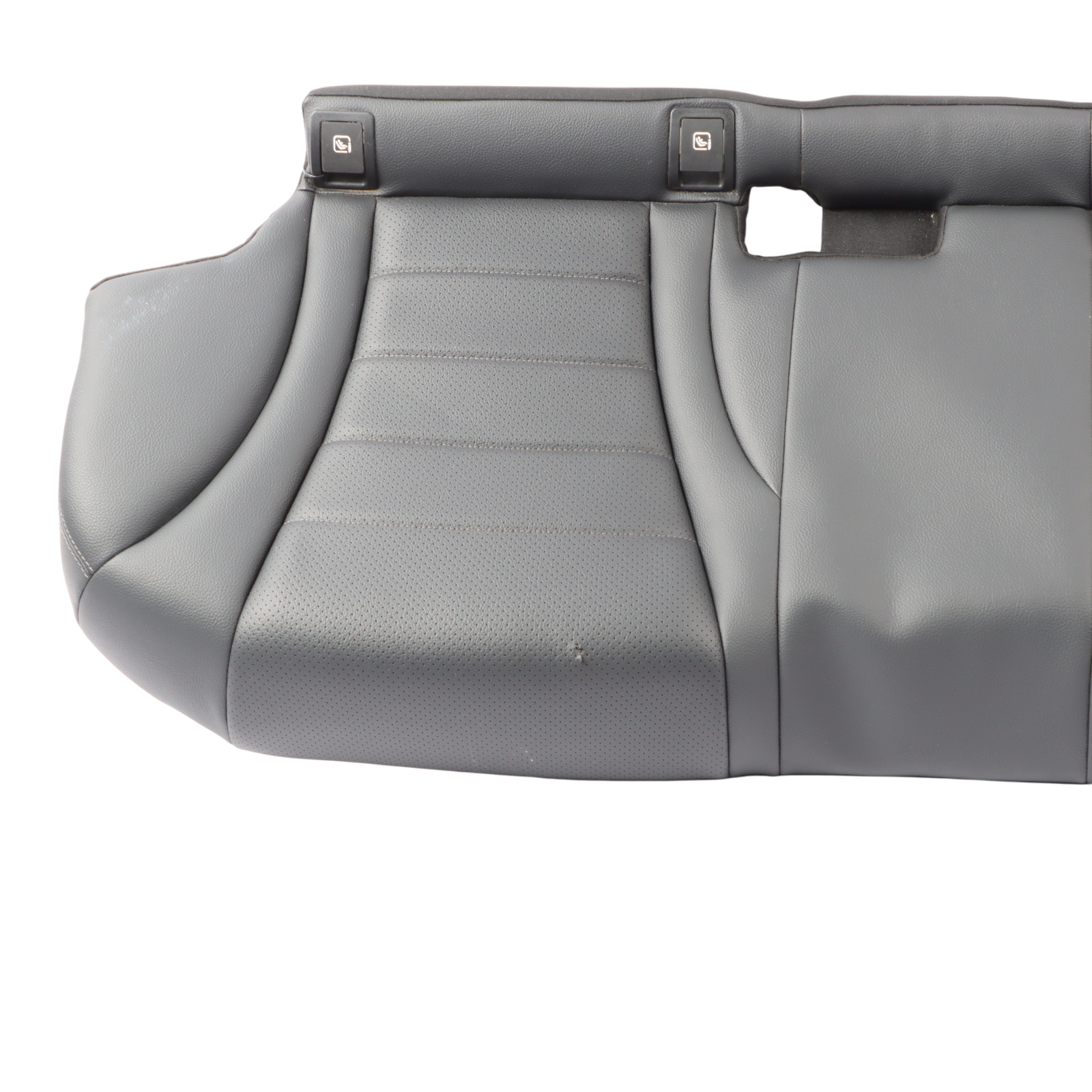 Mercedes W205 Rücksitzbank Couchverkleidung Trim Schwarz Kunstleder A2059200650