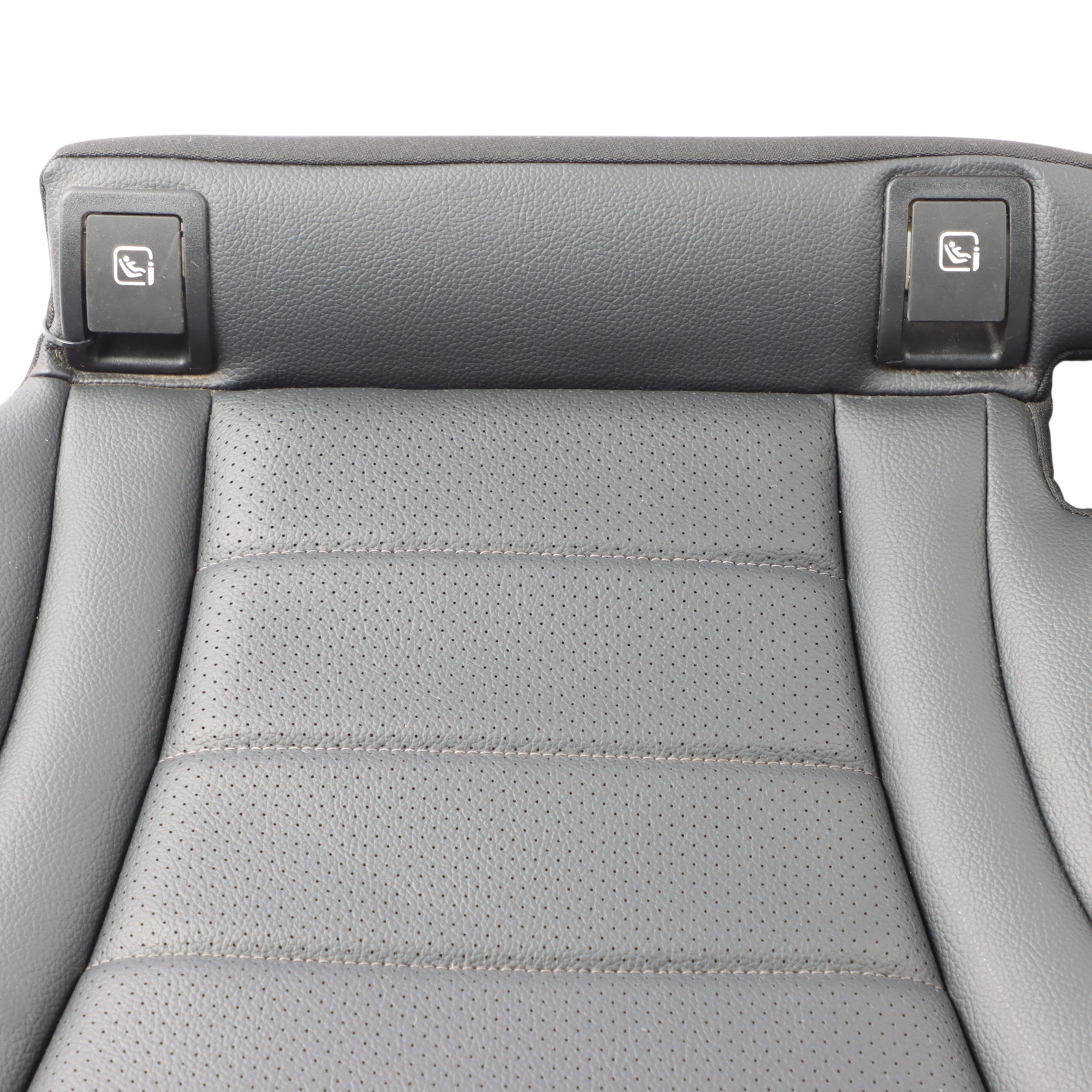 Mercedes W205 Rücksitzbank Couchverkleidung Trim Schwarz Kunstleder A2059200650