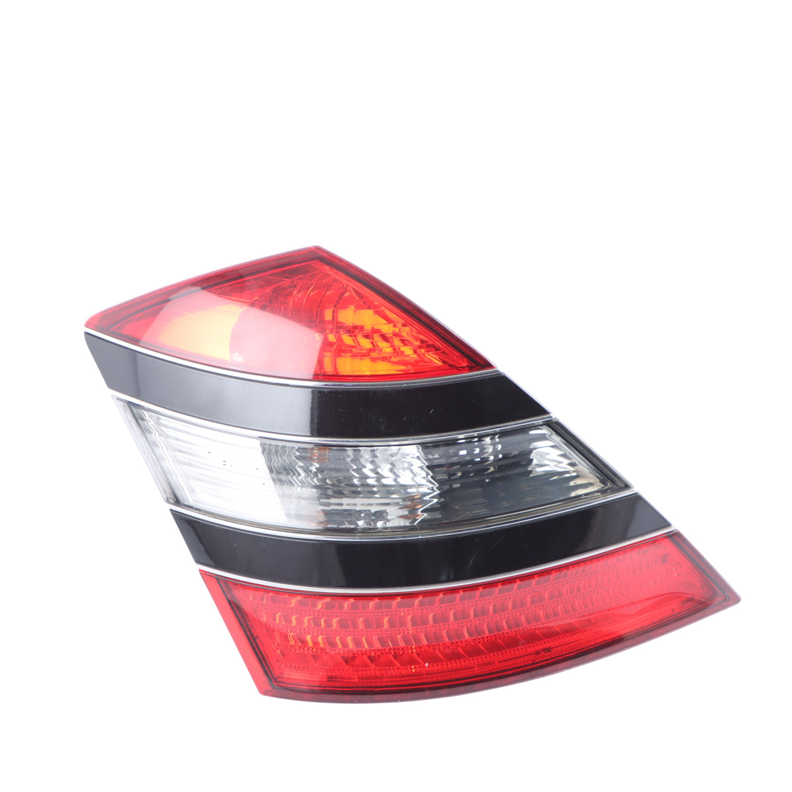 Mercedes W221 Lamp Rear Left N/S Tail Light Obsidian Black - 197 A2218200164