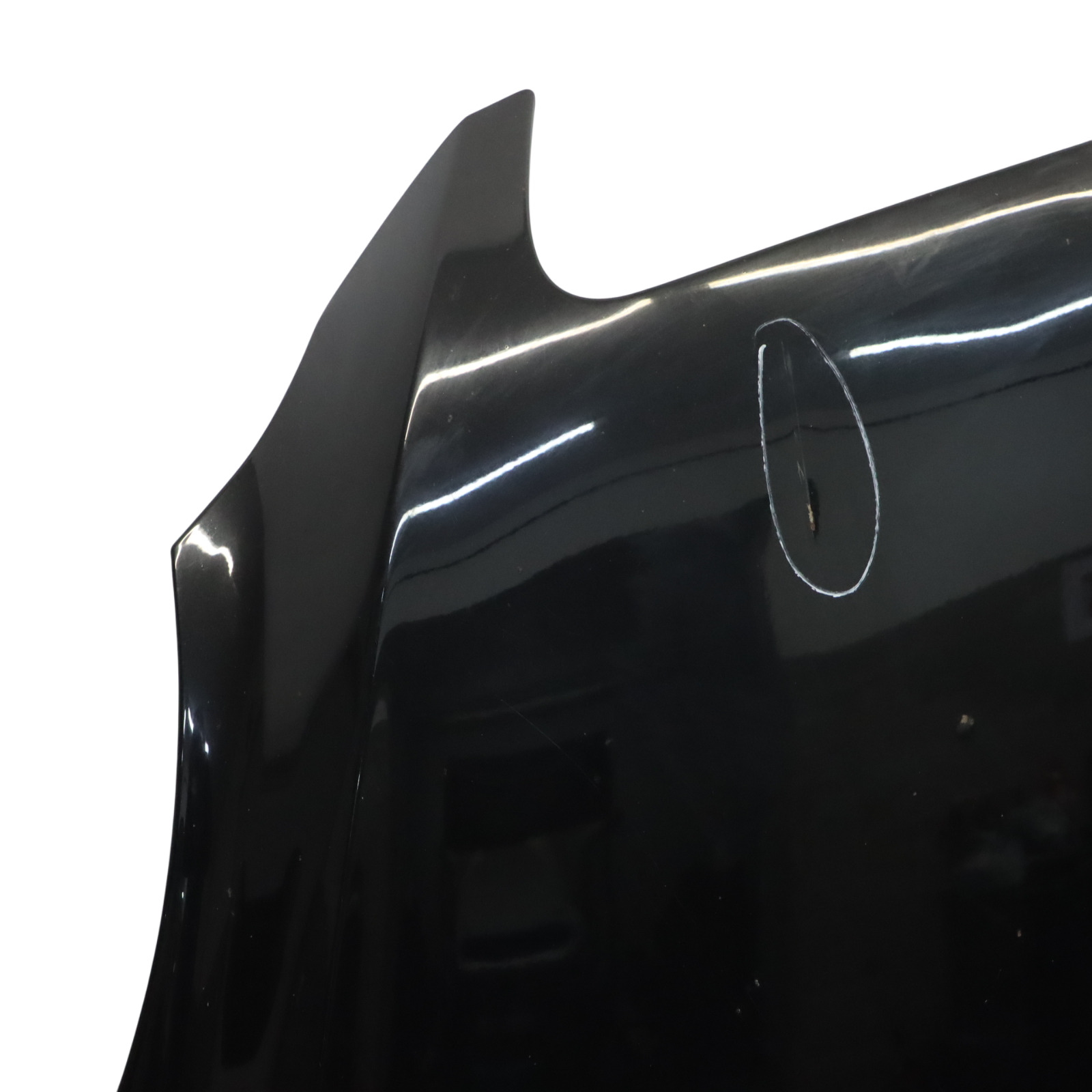 Mercedes W251 Hood Bonnet Trim Panel Covering Obsidian Black Metallic - 197