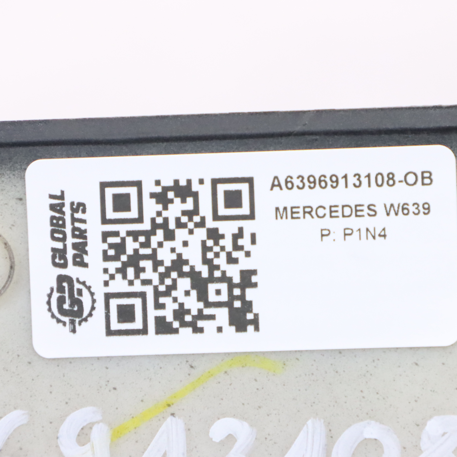 Mercedes W639 Seitengitter abdeckung hinten rechts Schiebetür Schwarz - 197