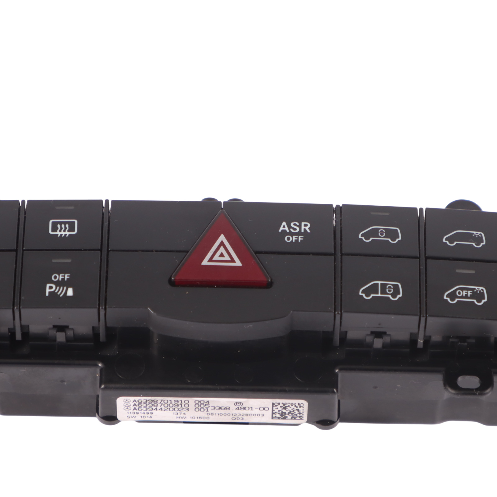 Mercedes W639 Switch Control Panel Block ASR Hazard Lights A6398701910