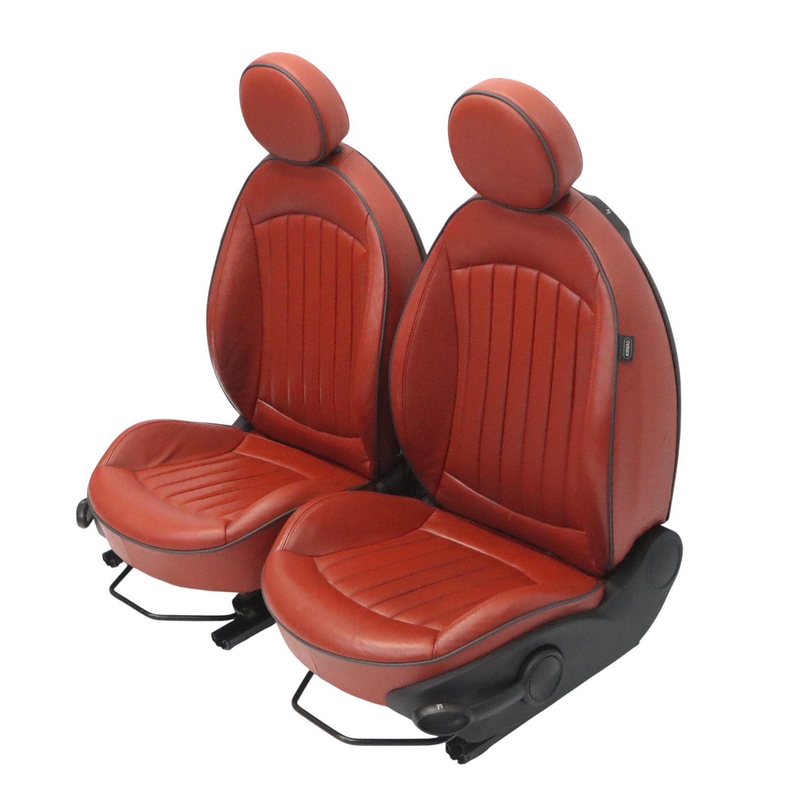 Mini R56 Sport Heizung Voll Leder Innensitze Sitz Sitze Rot Vorne Hinten