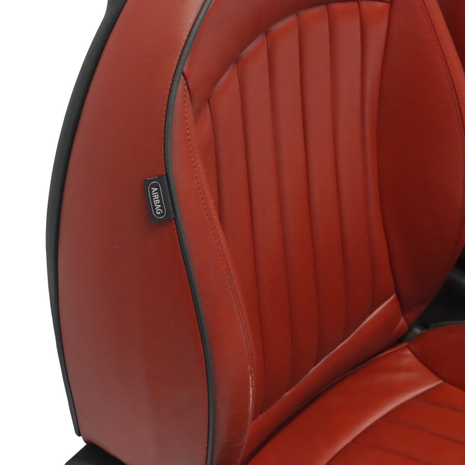 Mini R56 Sport Heizung Voll Leder Innensitze Sitz Sitze Rot Vorne Hinten