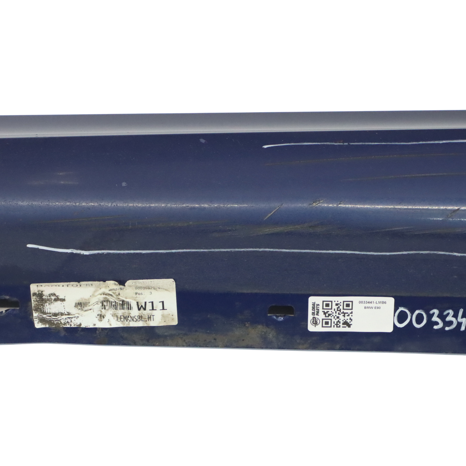 BMW E90 E91 M Sport Sill Strip Side Skirt Left N/S Le Mans Blau Blue - 381