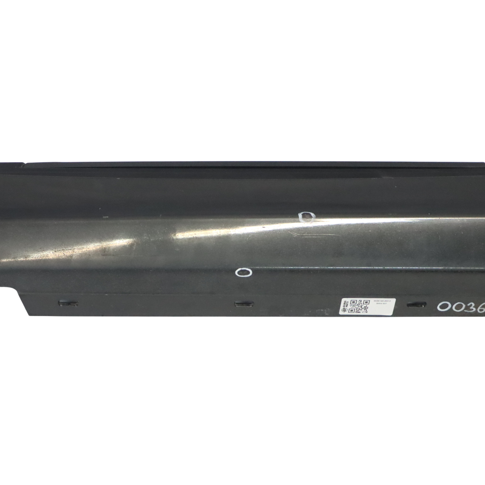 BMW E87 LCI Sill Strip Side Skirt Left N/S Black Sapphire Metallic 475 0036145