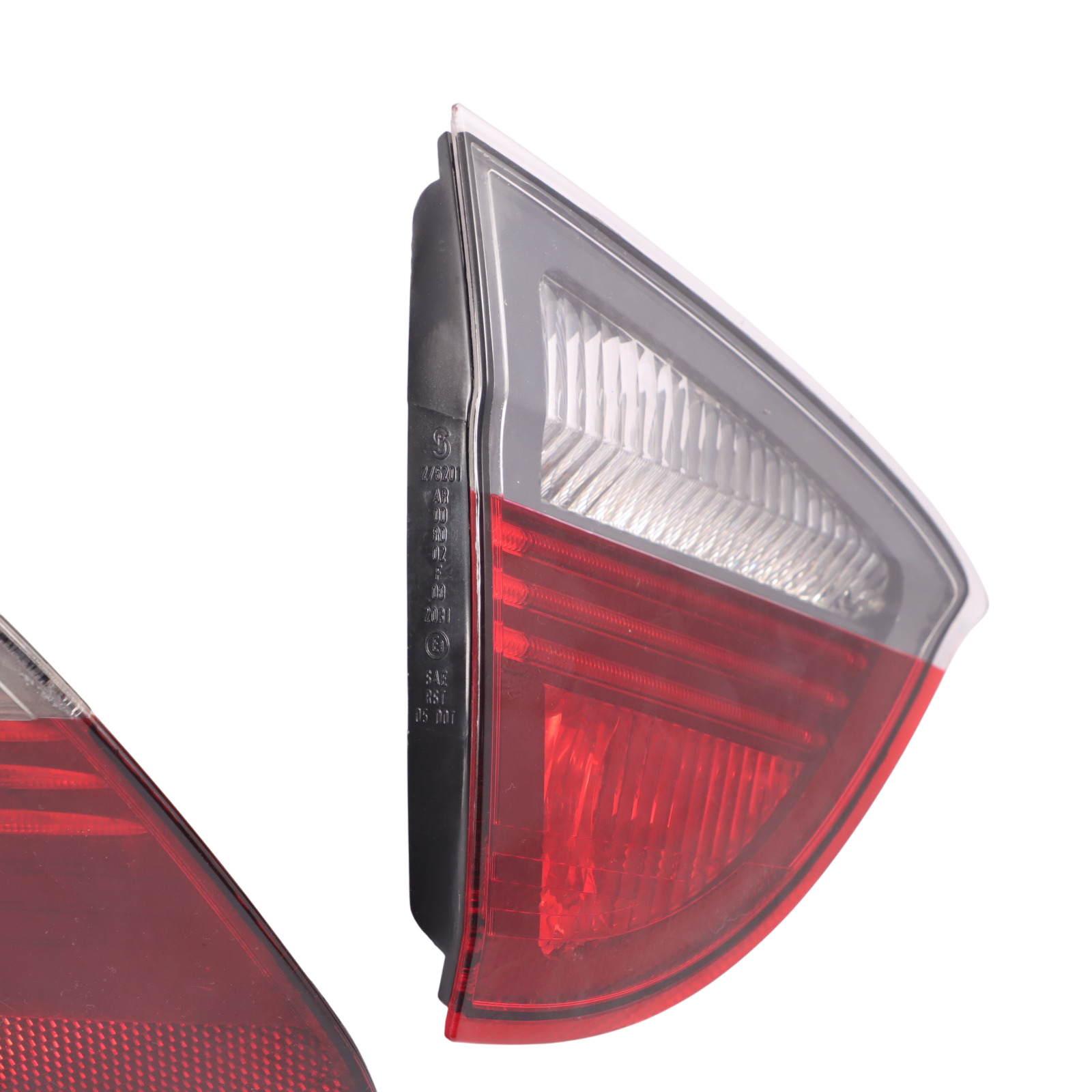 BMW E91 Rear Light Lamp Tailgate Trim Right Left Black Line N/O/S Set 7200817