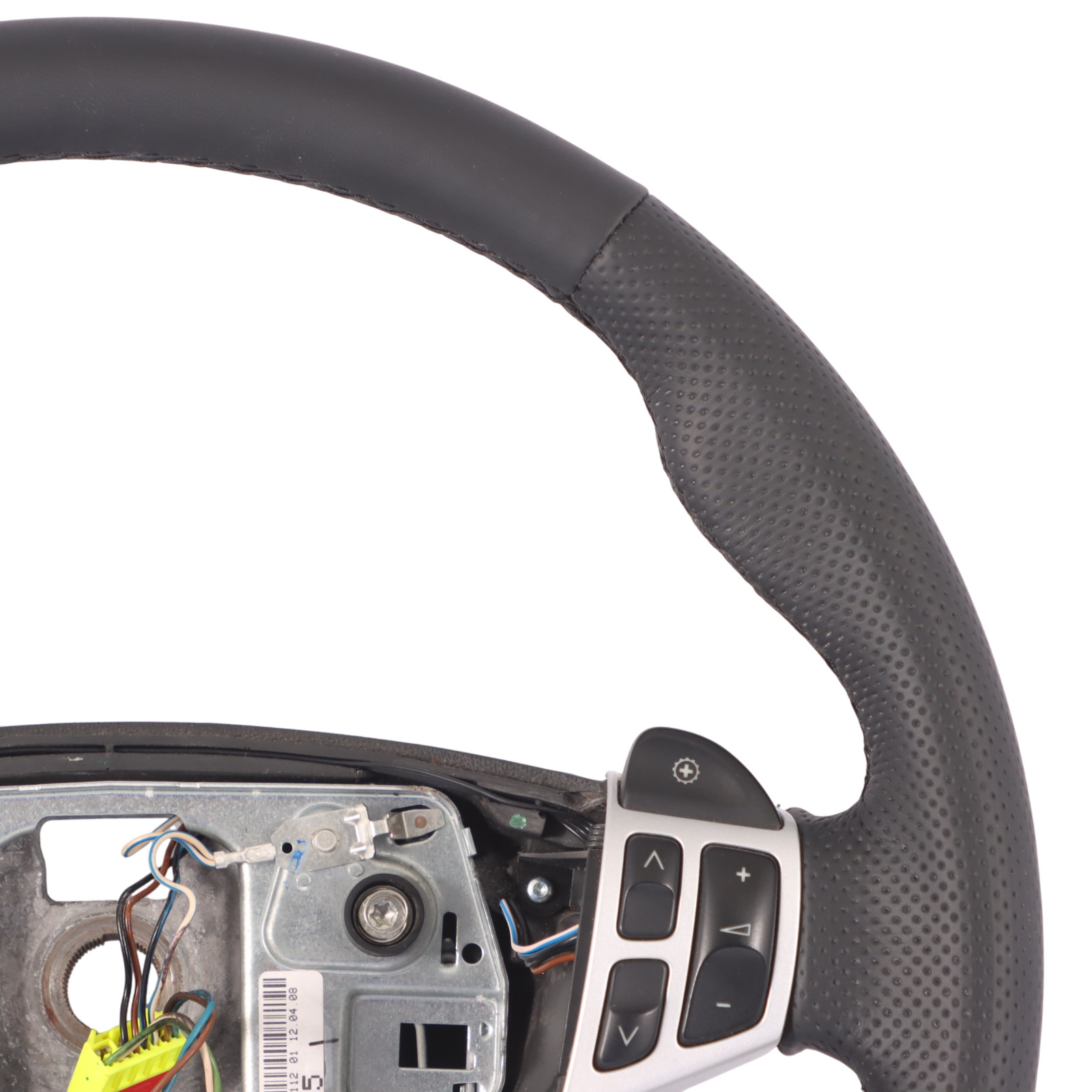 SAAB 9-3 NEW Black Leather Sport Steering Wheel Multifunction 12774365