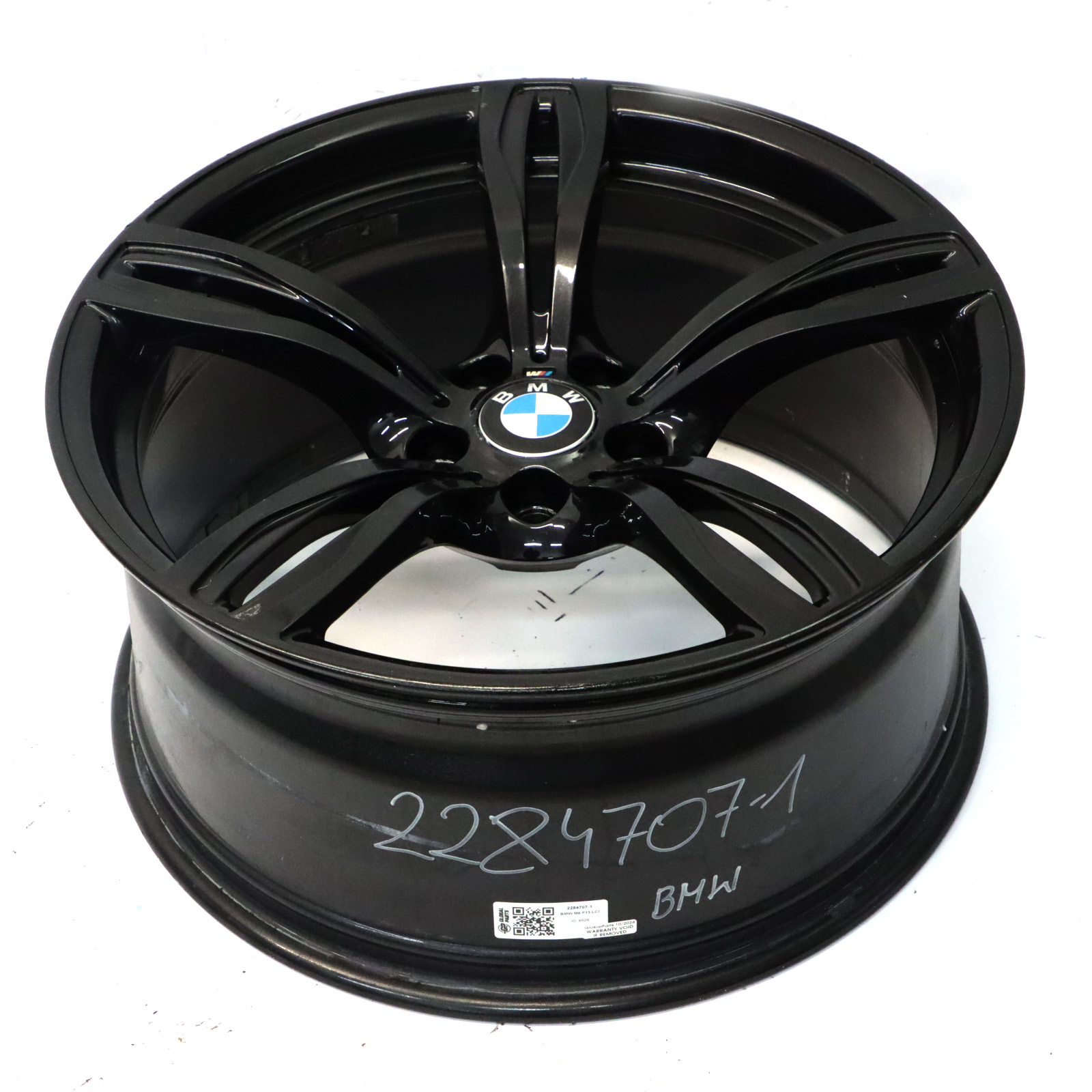 Front Wheel Rim BMW F12 F13 Black Alloy 20" 9,5J ET31 M Double Spoke 343 2284707