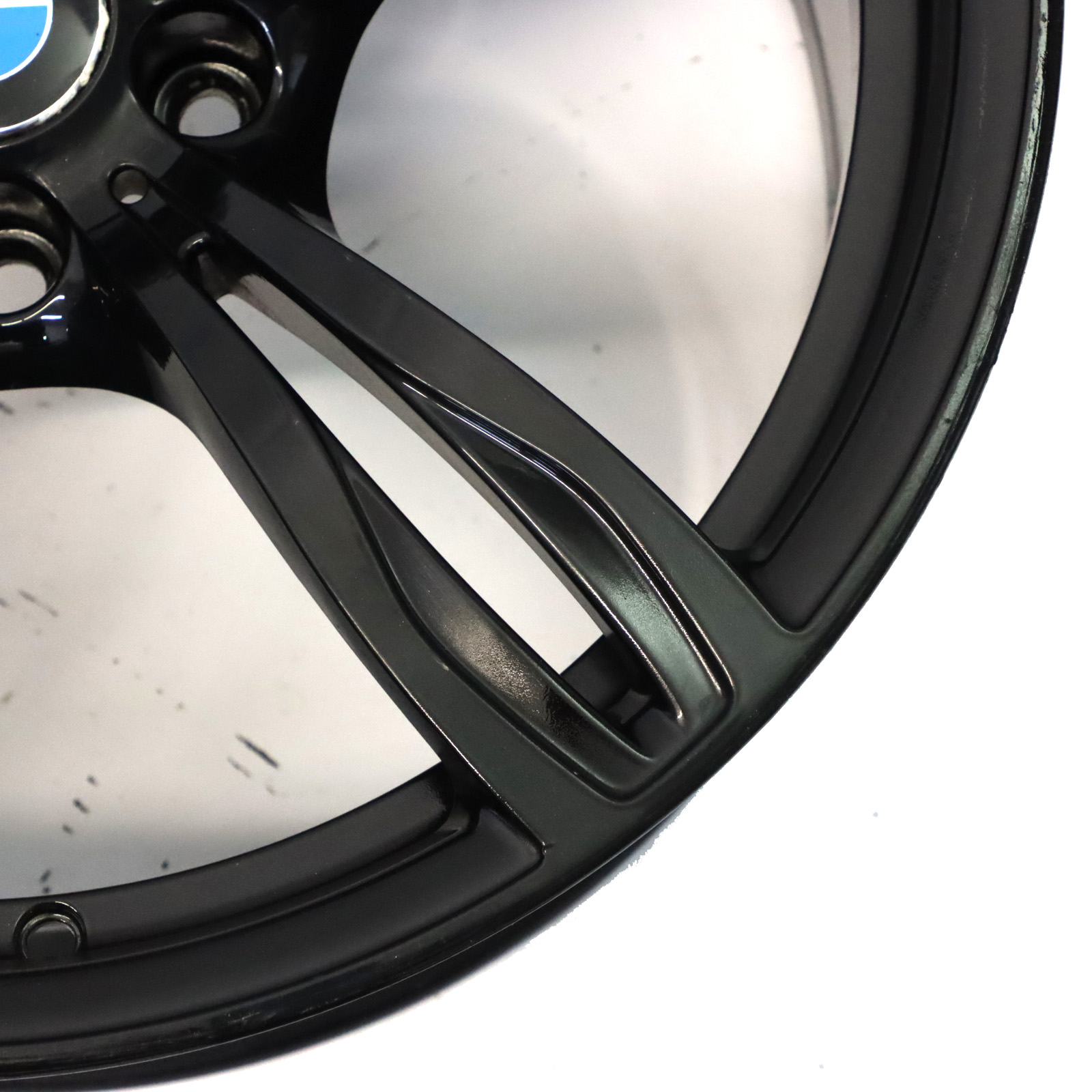 Rear Wheel Rim BMW F12 F13 Black Alloy 20" 10,5J ET19 M Double Spoke 343 2284708