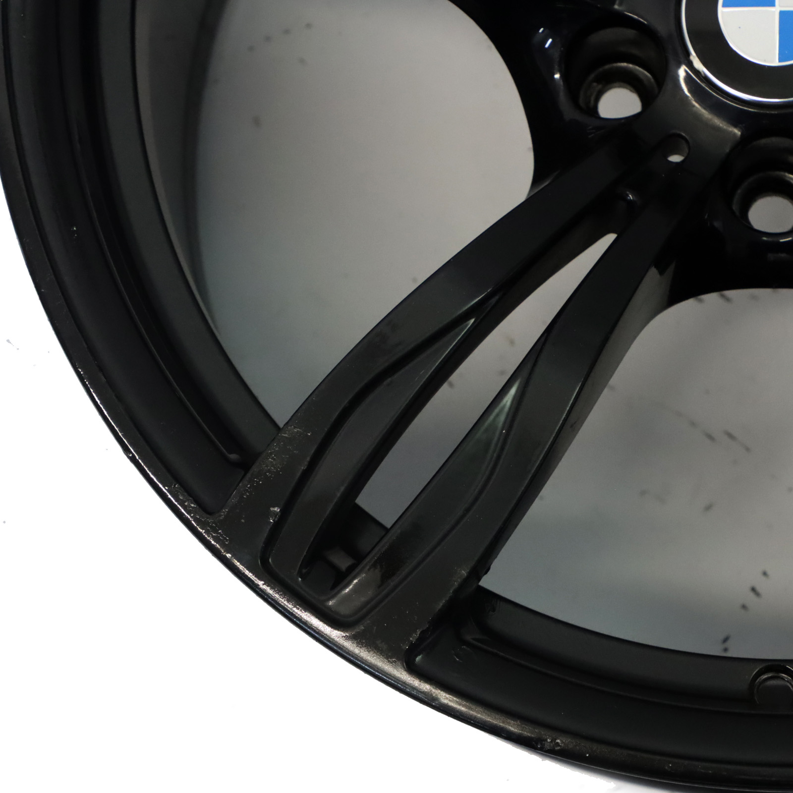 Rear Wheel Rim BMW F12 F13 Black Alloy 20" 10,5J ET19 M Double Spoke 343 2284708