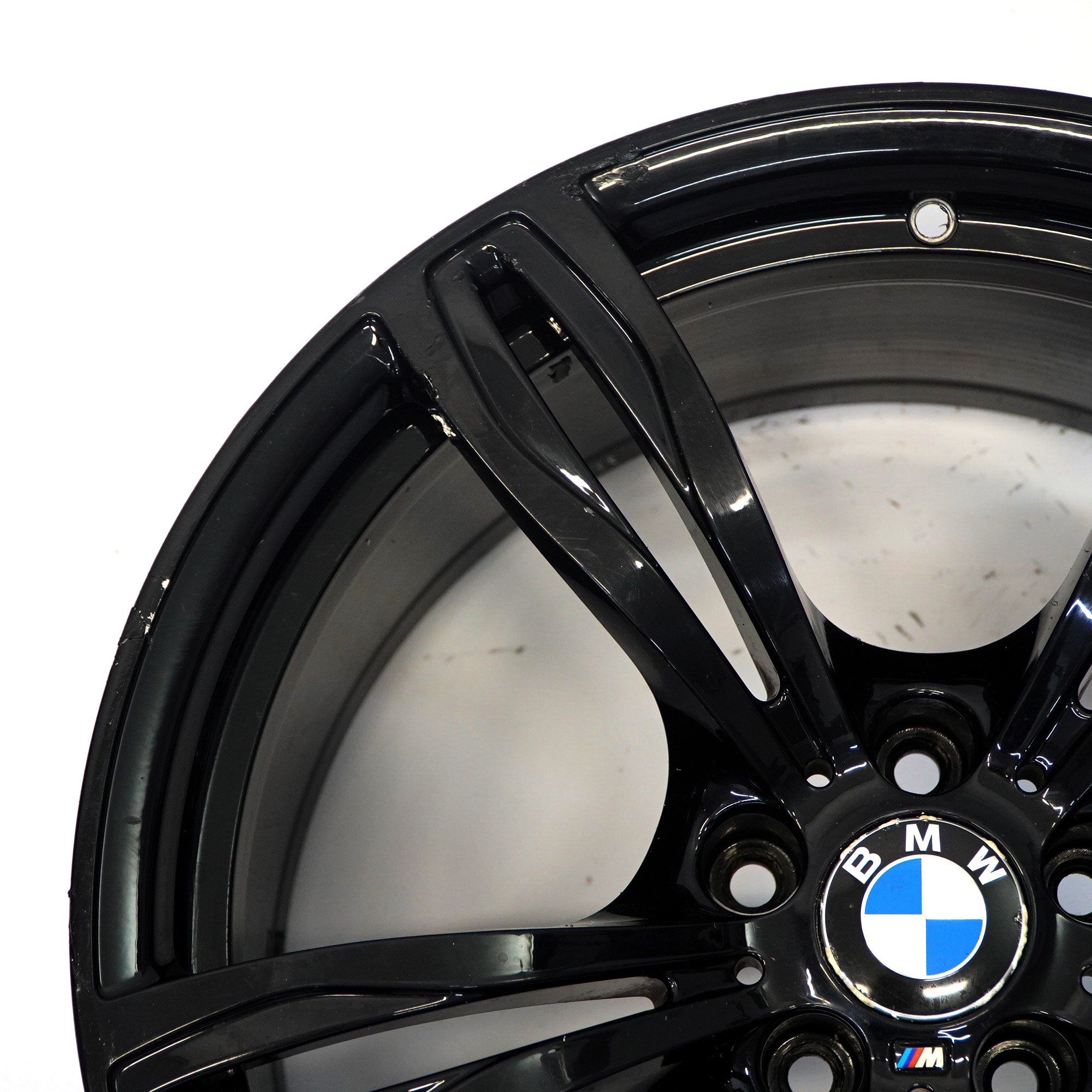 Rear Wheel Rim BMW F12 F13 Black Alloy 20" 10,5J ET19 M Double Spoke 343 2284708