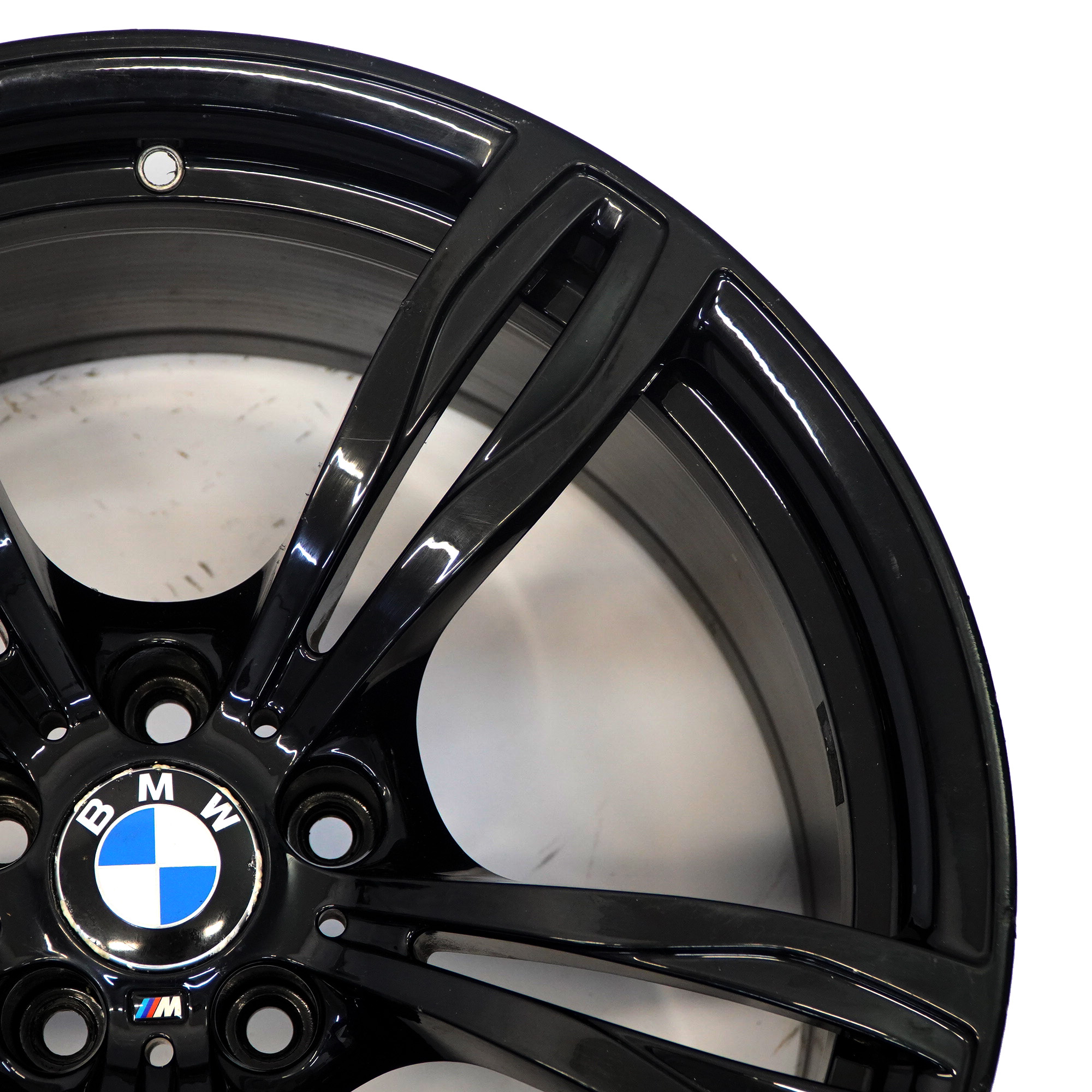 Rear Wheel Rim BMW F12 F13 Black Alloy 20" 10,5J ET19 M Double Spoke 343 2284708