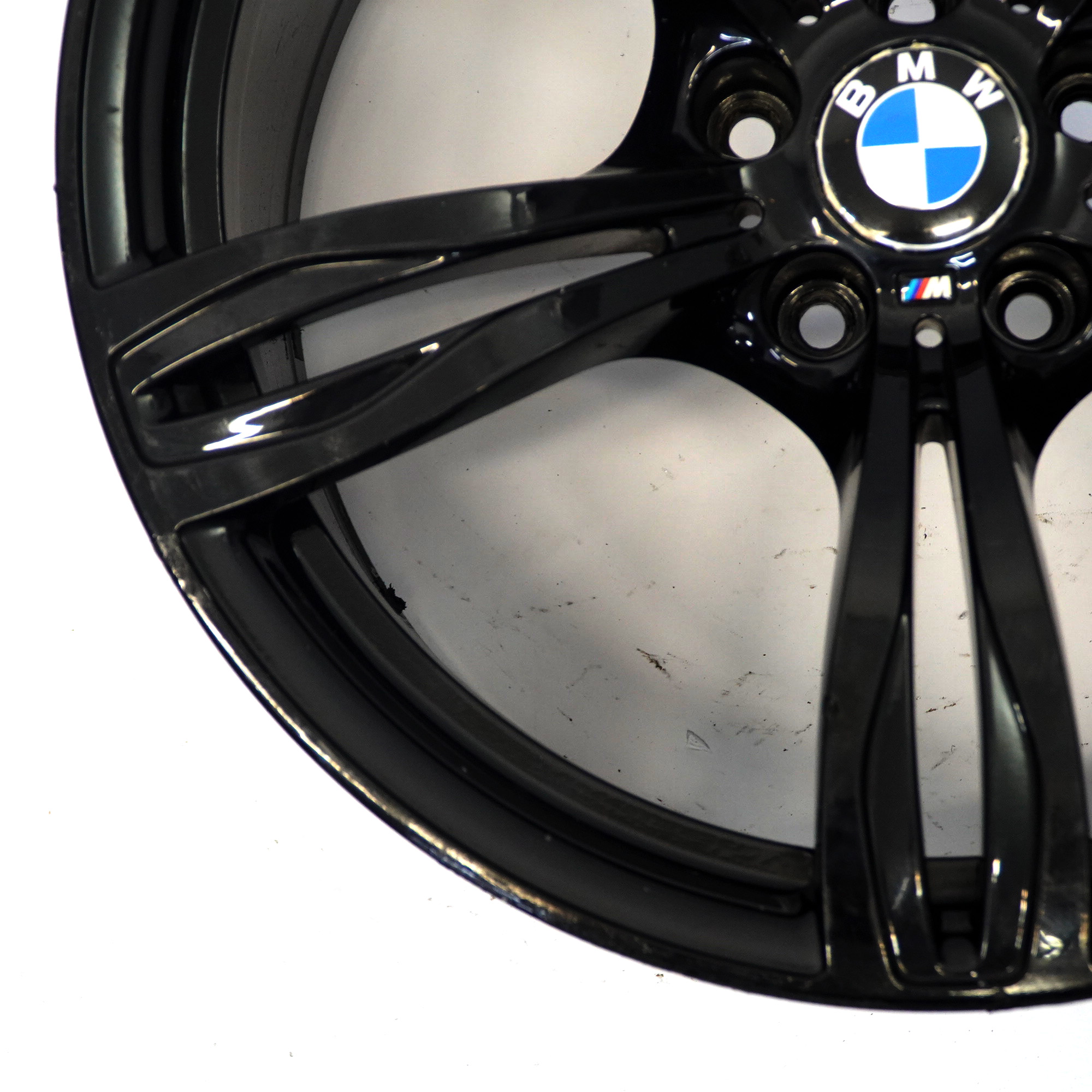 Rear Wheel Rim BMW F12 F13 Black Alloy 20" 10,5J ET19 M Double Spoke 343 2284708