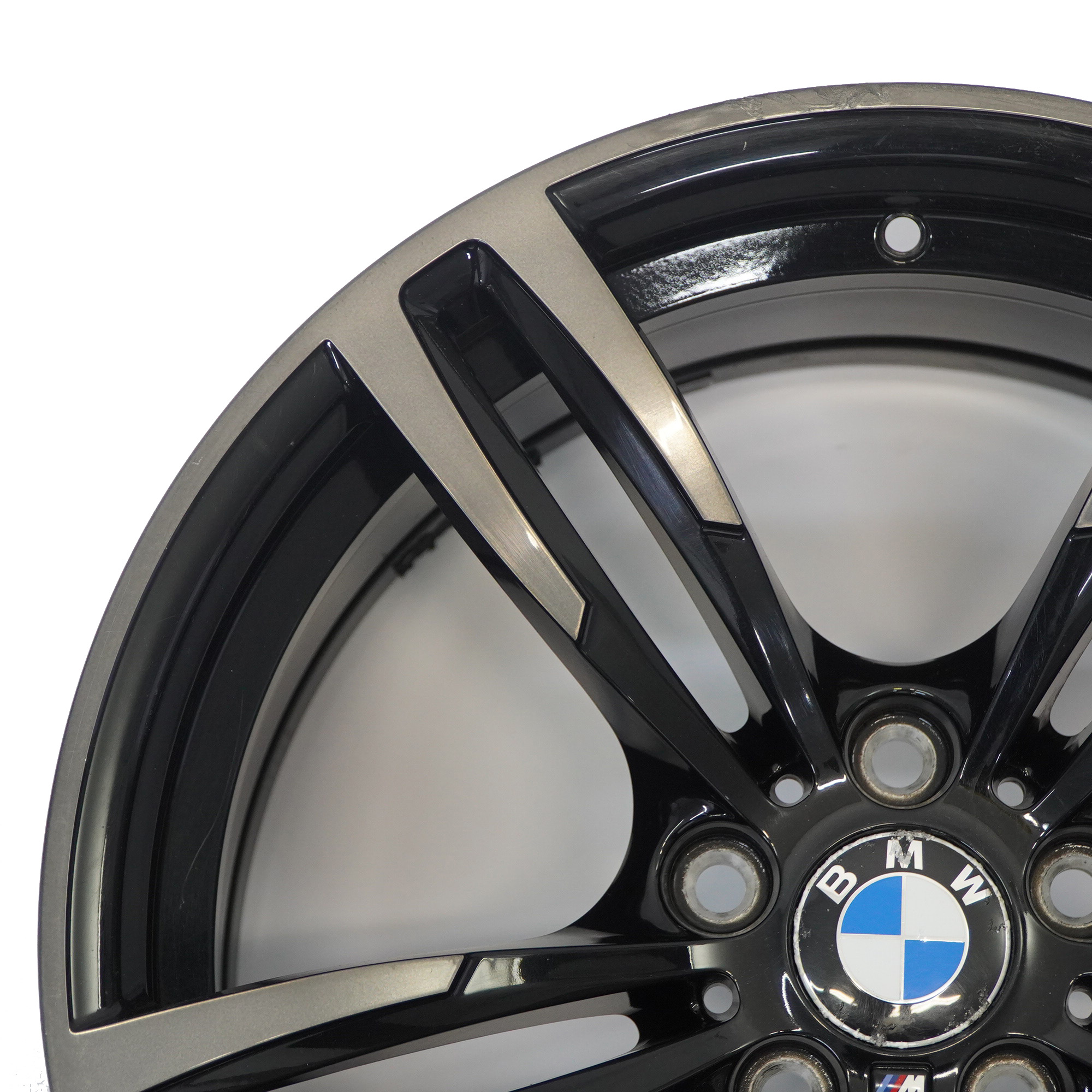 BMW F80 M3 F82 M4 Ferric Grey Front Wheel Alloy Rim 19" 9J M Double Spoke 437