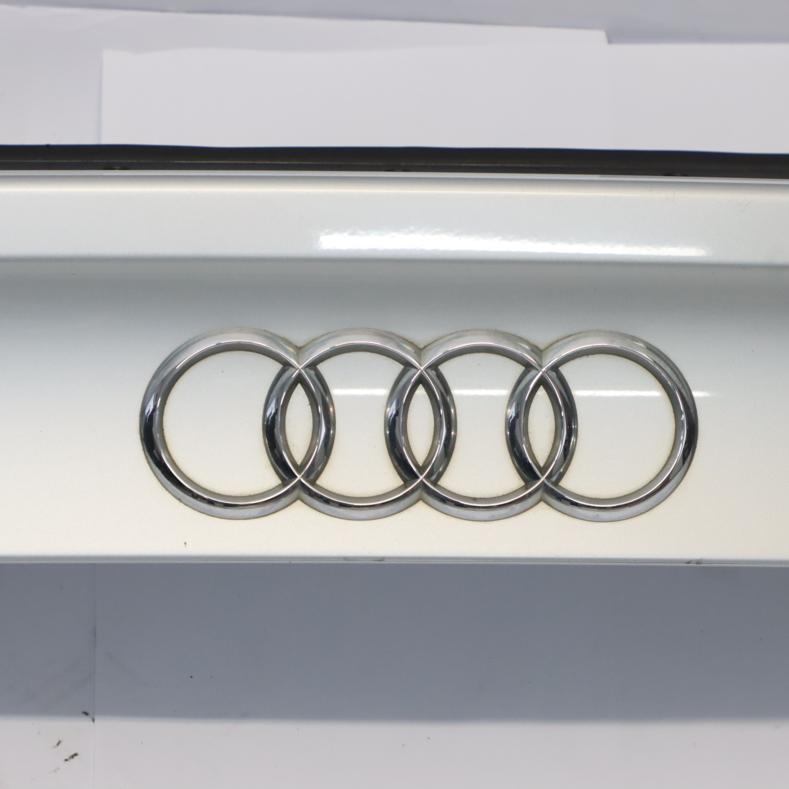 Audi A7 4G Heckspoiler Kofferraumdeckel Verkleidung Eissilber Metallic - X7W