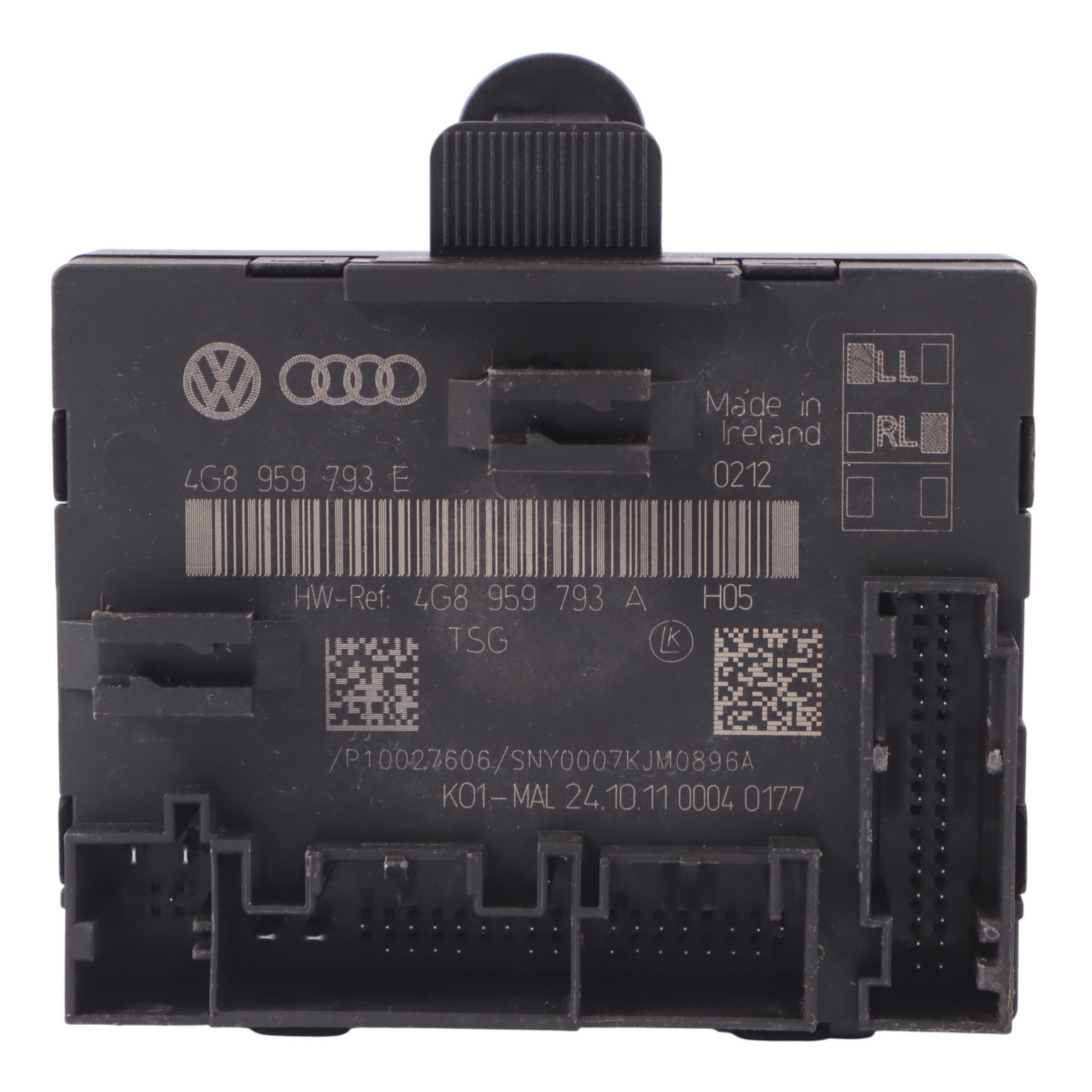 AUDI A7 4G8 Door Control Module Front Left N/S Driver Side 4G8959793A