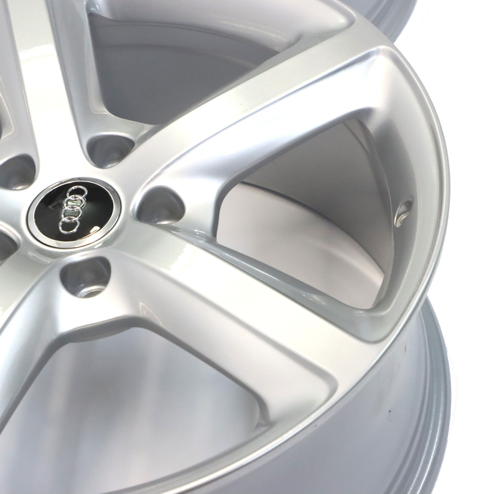 Audi Q7 4L Silver Wheel Alloy Rims Set 20" 9J ET:60 Star Spoke 4L0601025H