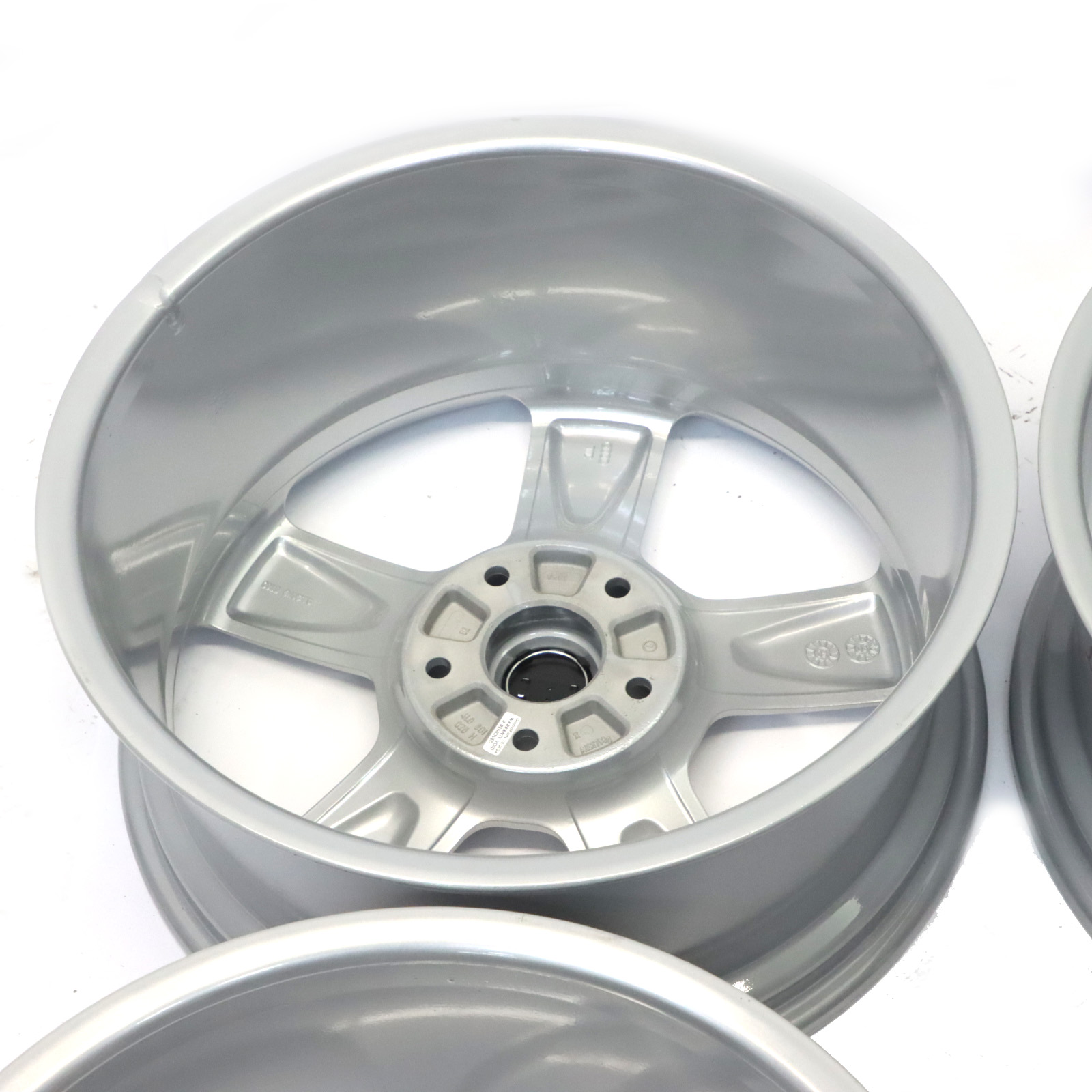 Audi Q7 4L Silver Wheel Alloy Rims Set 20" 9J ET:60 Star Spoke 4L0601025H