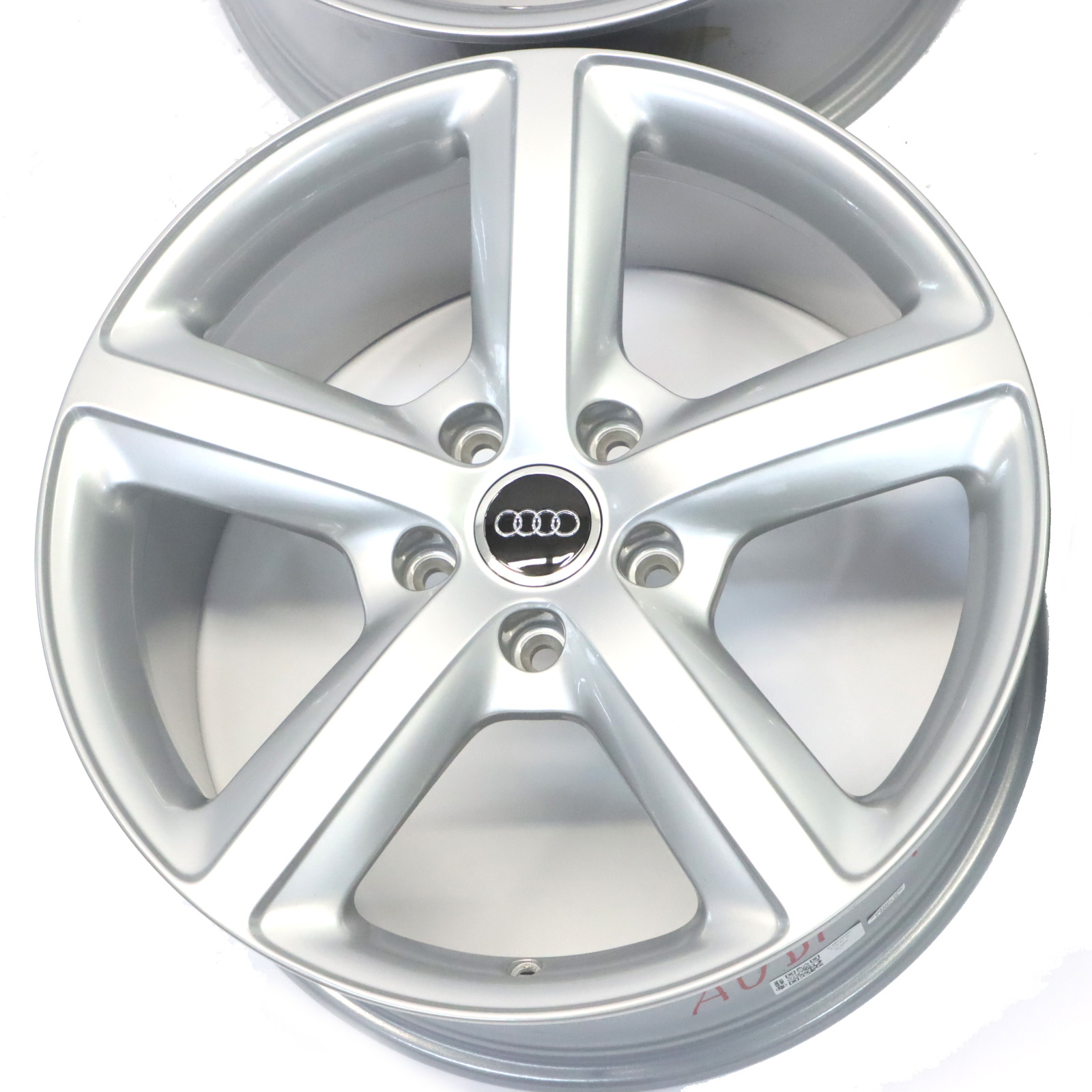 Audi Q7 4L Silver Wheel Alloy Rims Set 20" 9J ET:60 Star Spoke 4L0601025H