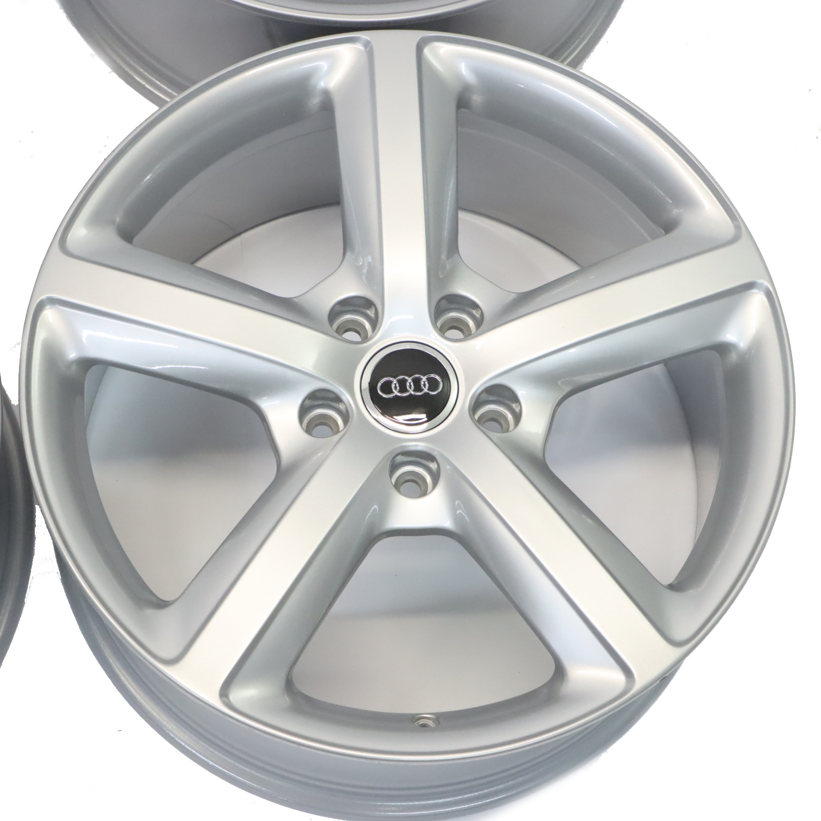 Audi Q7 4L Silver Wheel Alloy Rims Set 20" 9J ET:60 Star Spoke 4L0601025H