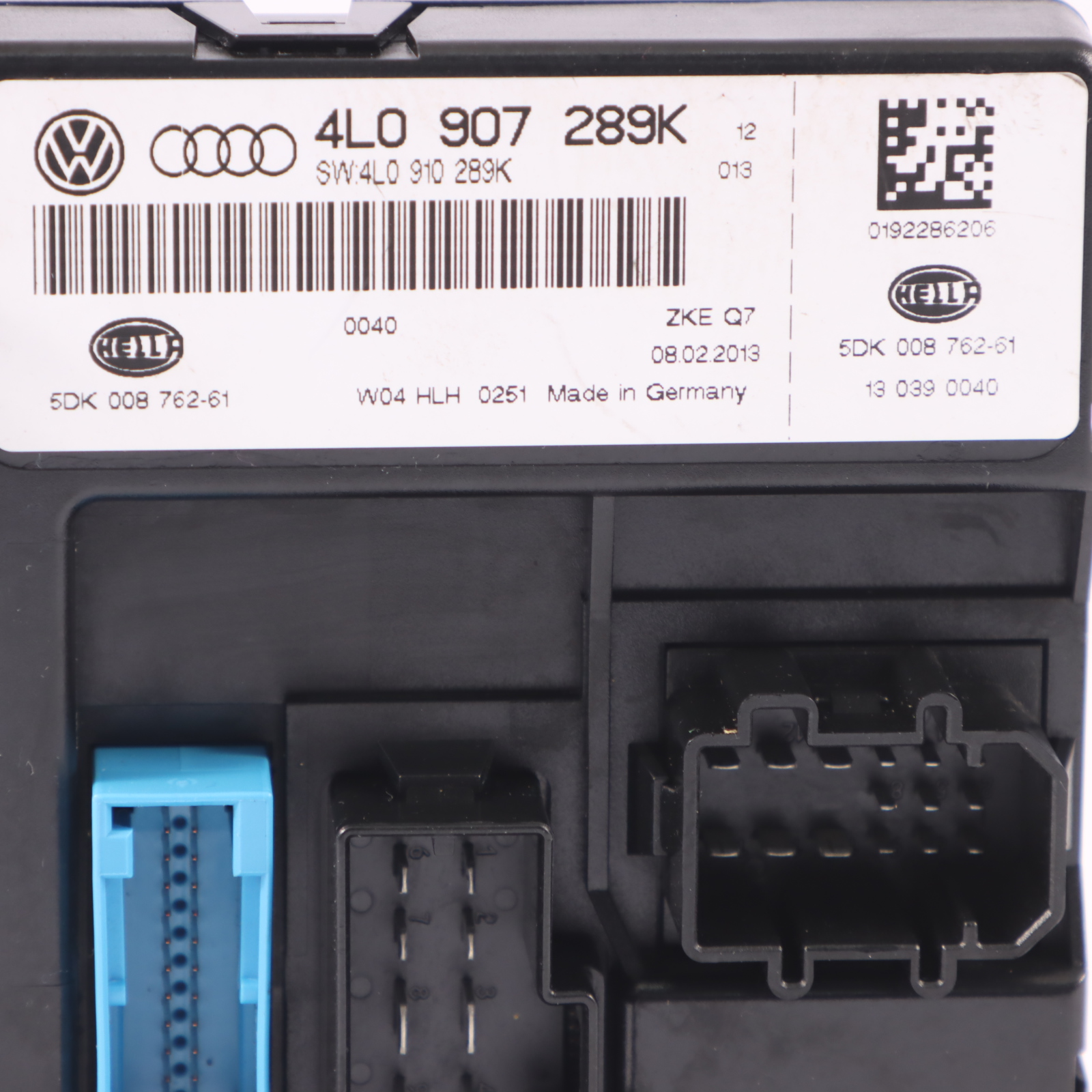 Audi Q7 4L Karosserie Komfort Einheit Modul BCM Einheit ECU 4L0907289K