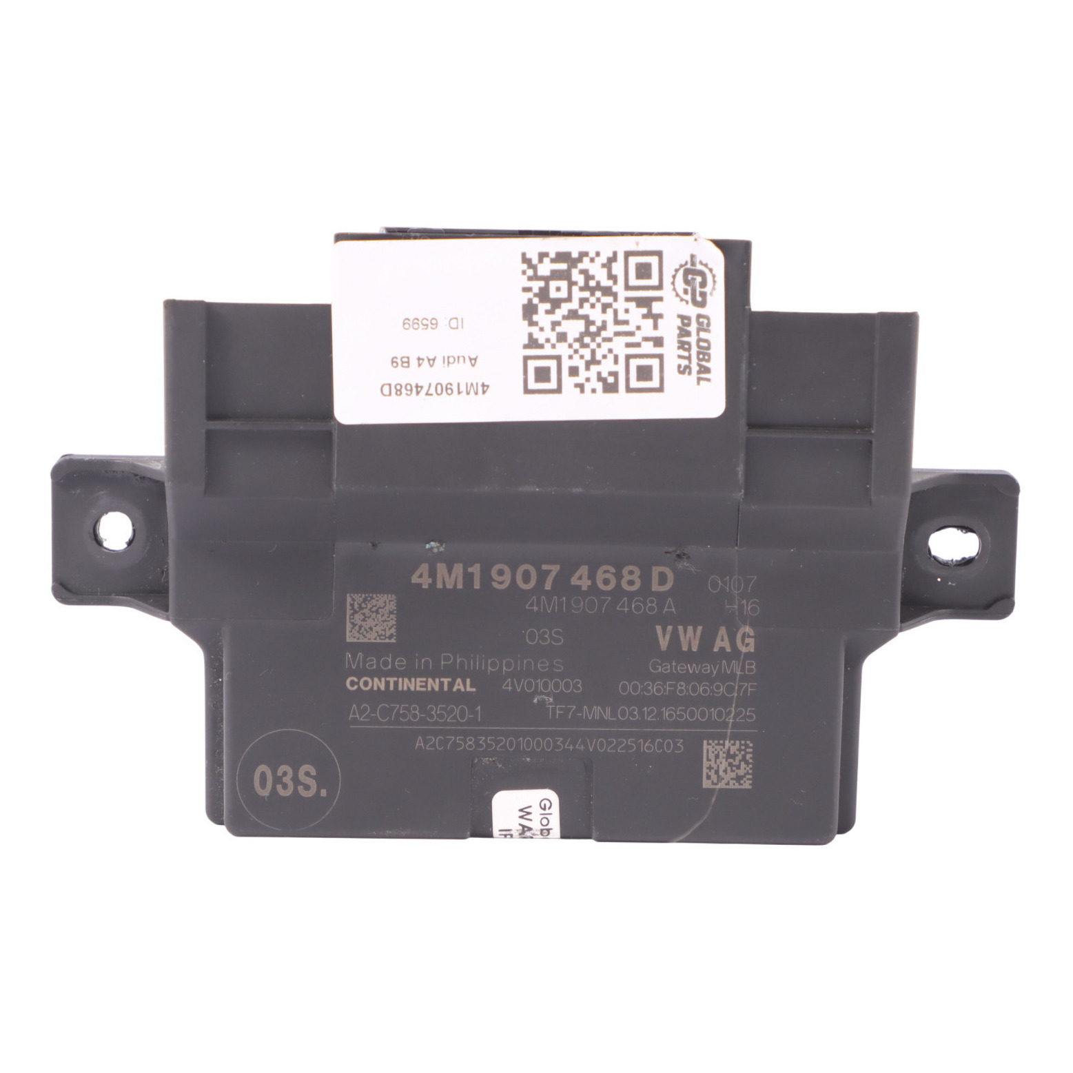 Audi A4 B9 Gateway Steuergerät ECU 4M1907468D