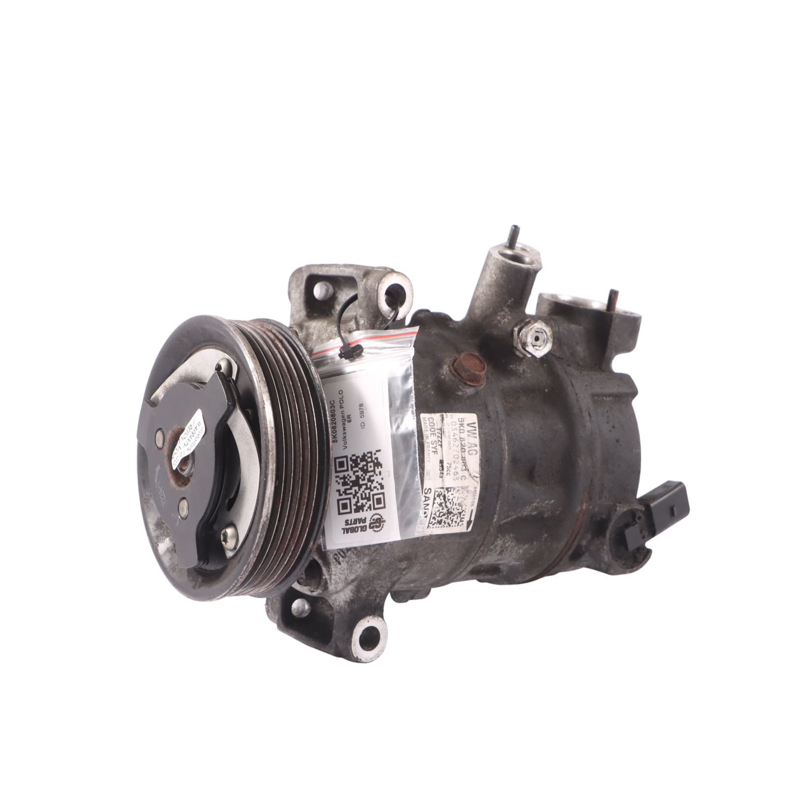 Volkswagen Polo 6R Klimaanlage Con A/C Kompressor Pumpe 5K0820803C