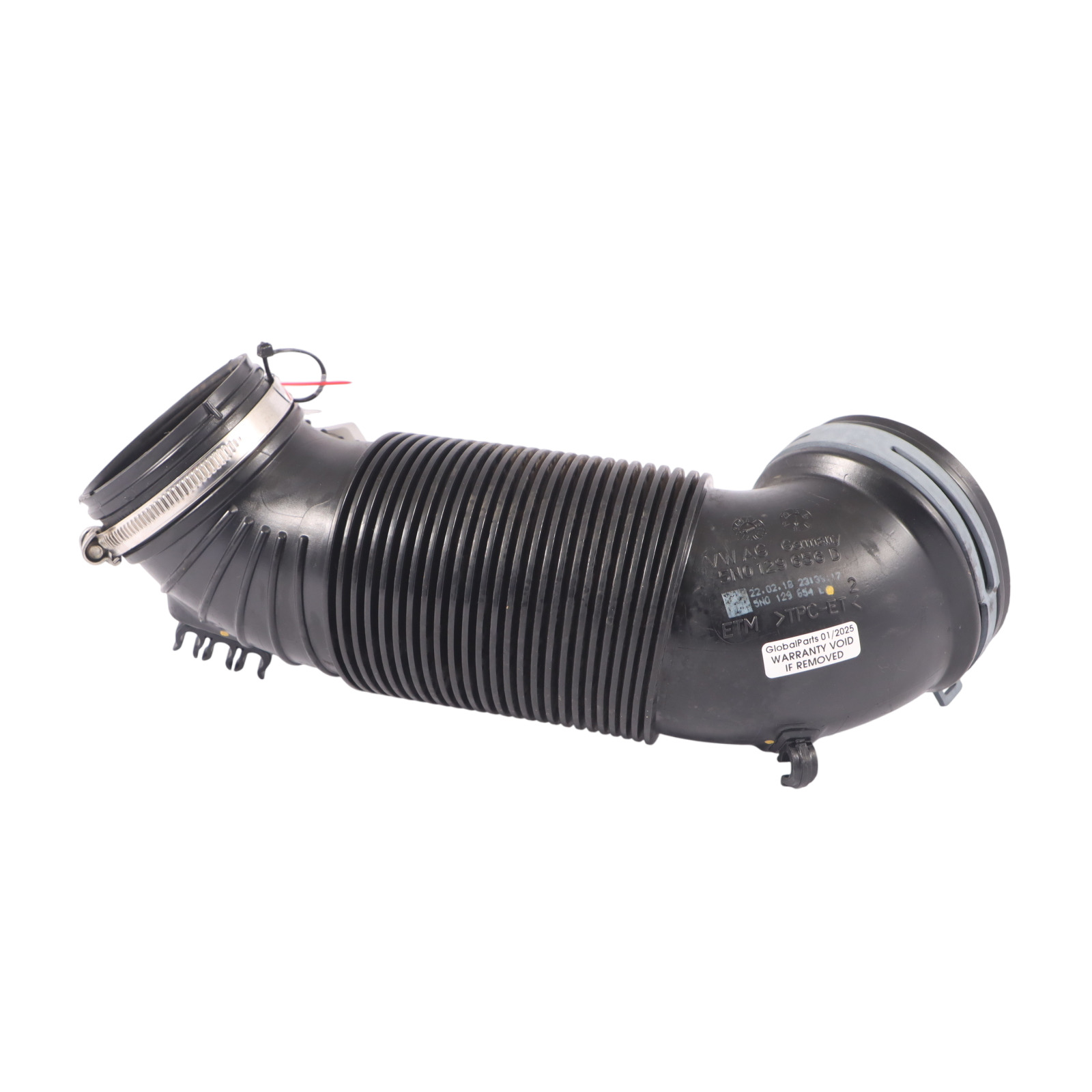 Air Intake Duct Volkswagen Tiguan 5N Audi Q3 8U 2.0 TDI Pipe Hose 5N0129656D