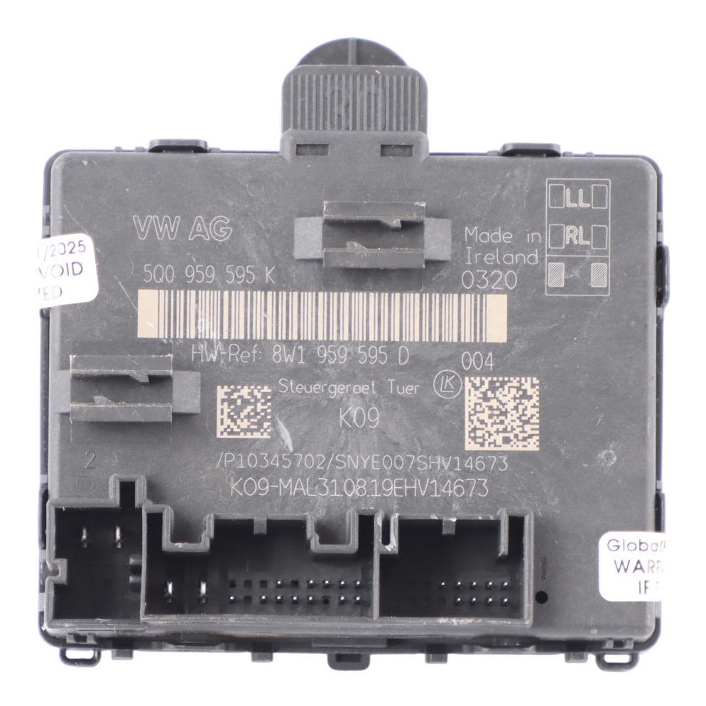 Audi A3 8V Rear Door Control Module Unit ECU Left Right N/O/S 5Q0959595K