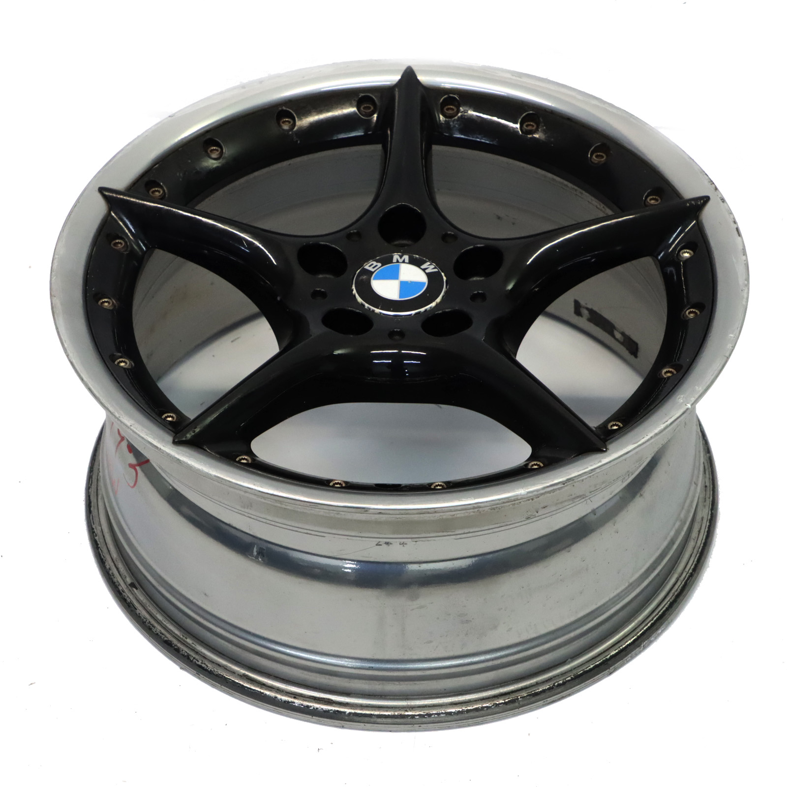 BMW Z4 E85 E86 Black Front Wheel Alloy Rim 18" ET:47 8J Star Spoke 108 6758194