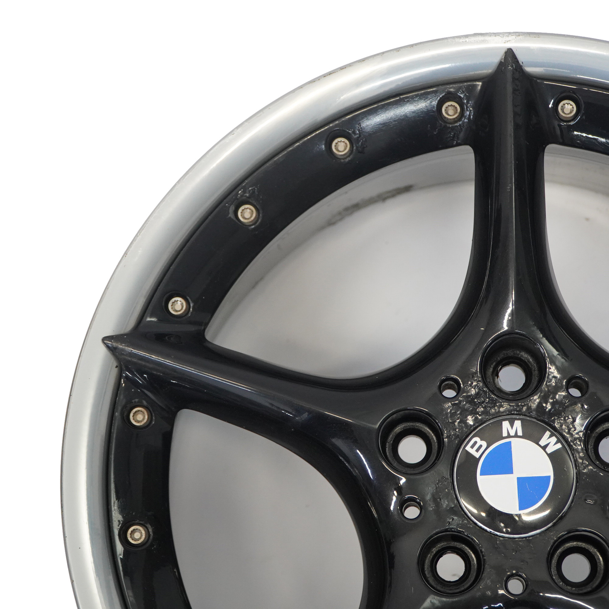 BMW Z4 E85 E86 Schwarz Hintere Alufelge 18" 8,5J ET:50 Sternspeiche 108 6758195