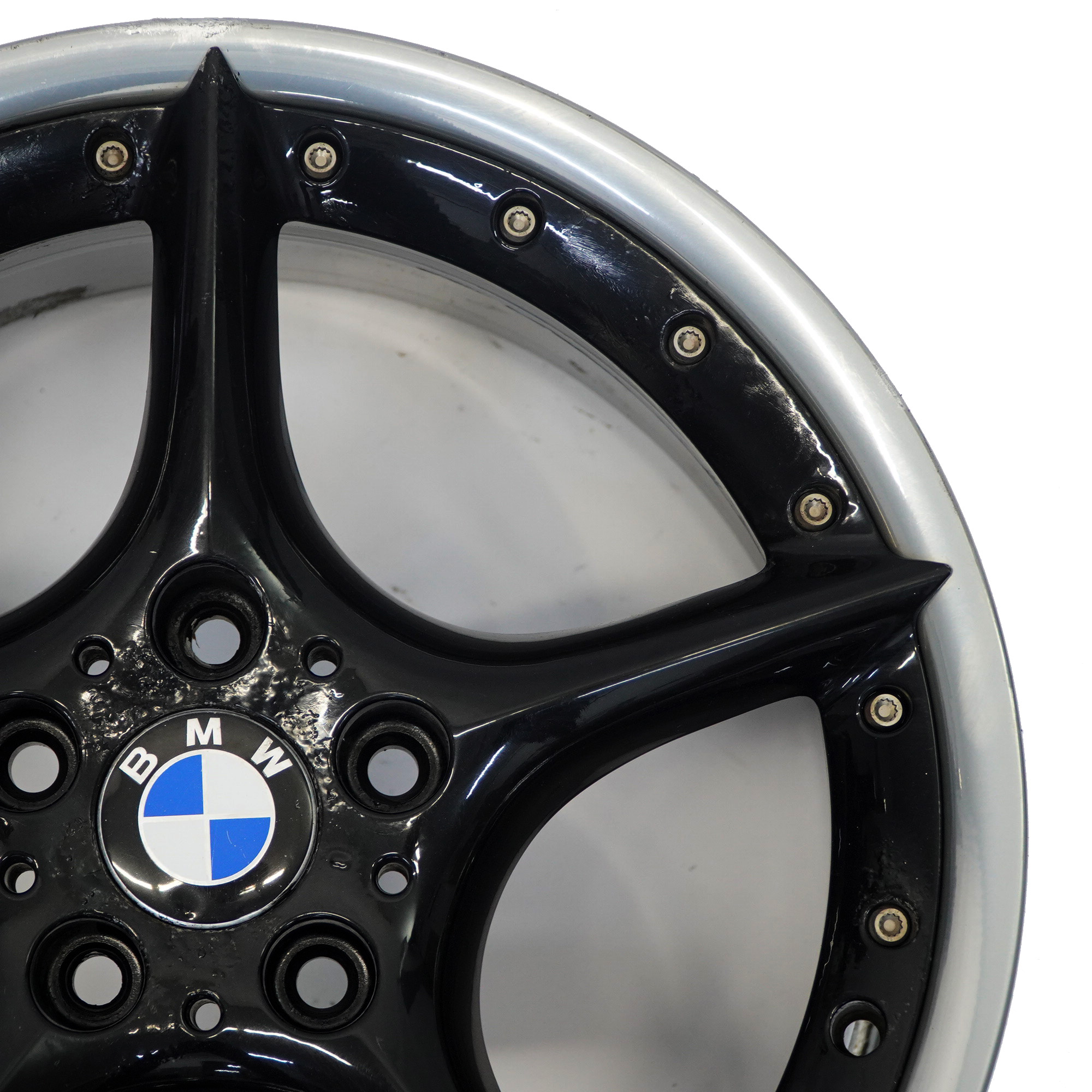 BMW Z4 E85 E86 Schwarz Hintere Alufelge 18" 8,5J ET:50 Sternspeiche 108 6758195