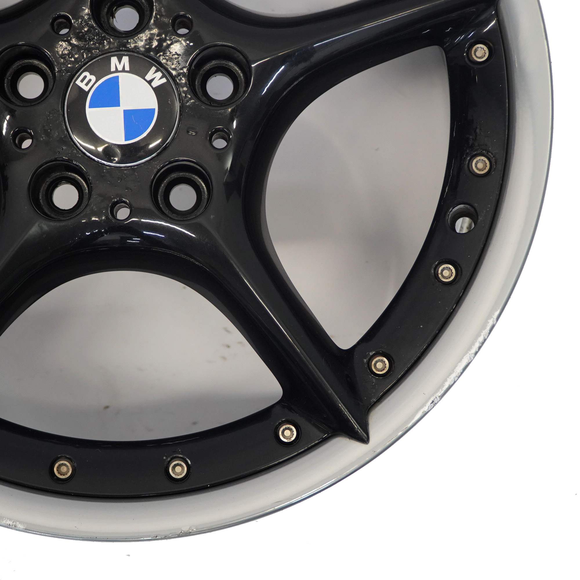 BMW Z4 E85 E86 Schwarz Hintere Alufelge 18" 8,5J ET:50 Sternspeiche 108 6758195