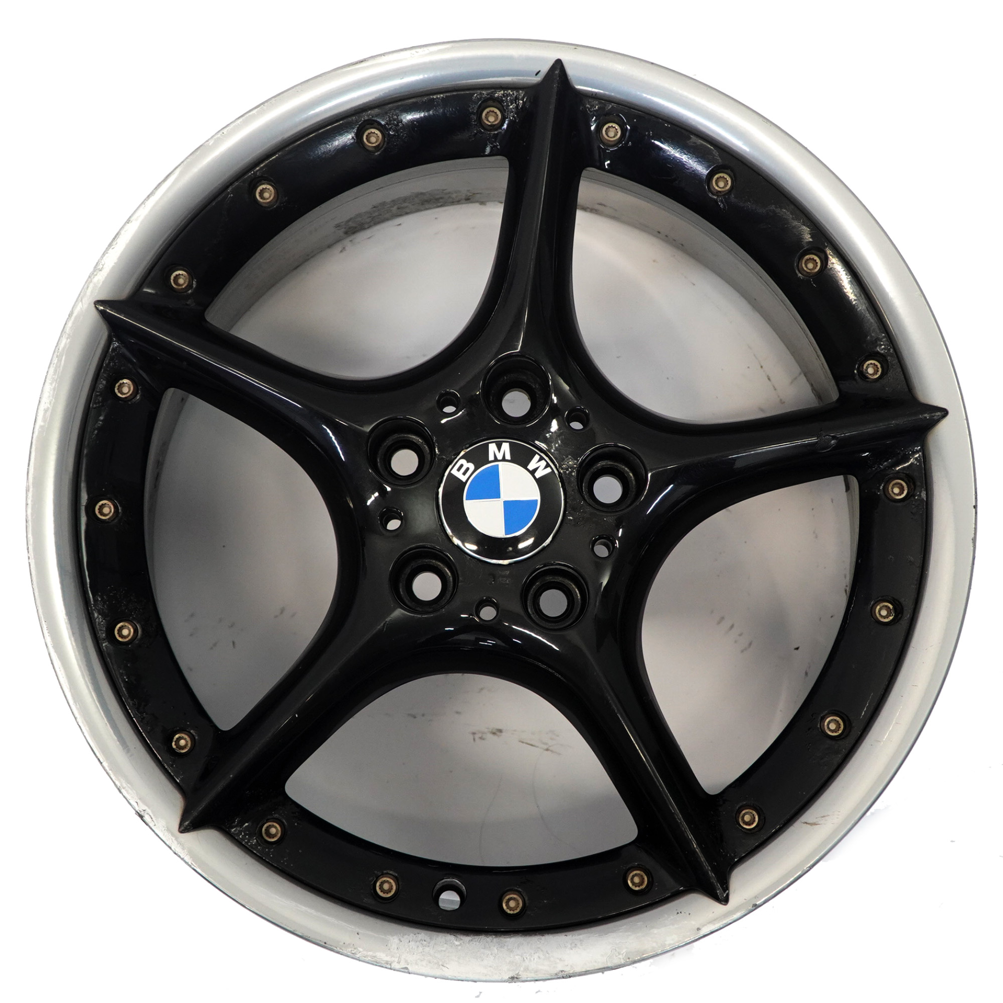 BMW Z4 E85 E86 Schwarz Hintere Alufelge 18" 8,5J ET:50 Sternspeiche 108 6758195