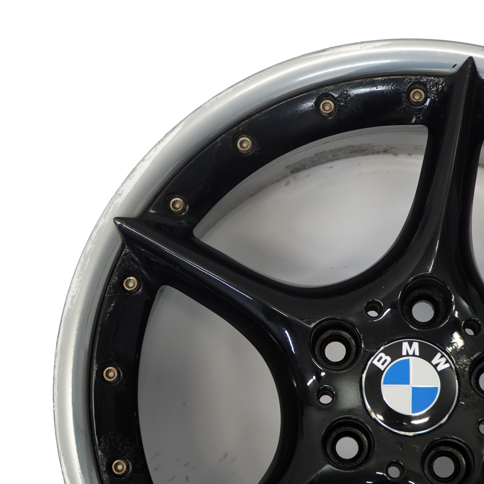 BMW Z4 E85 E86 Schwarz Hintere Alufelge 18" 8,5J ET:50 Sternspeiche 108 6758195