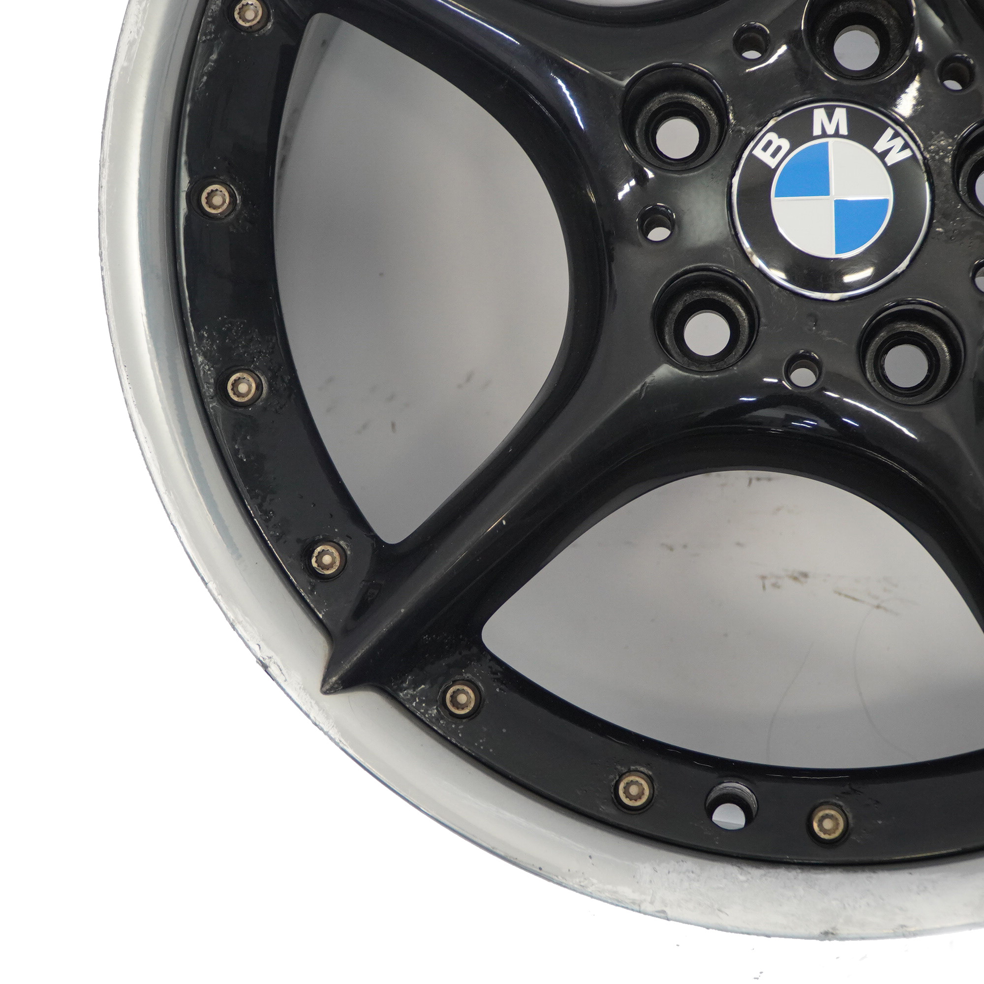 BMW Z4 E85 E86 Schwarz Hintere Alufelge 18" 8,5J ET:50 Sternspeiche 108 6758195