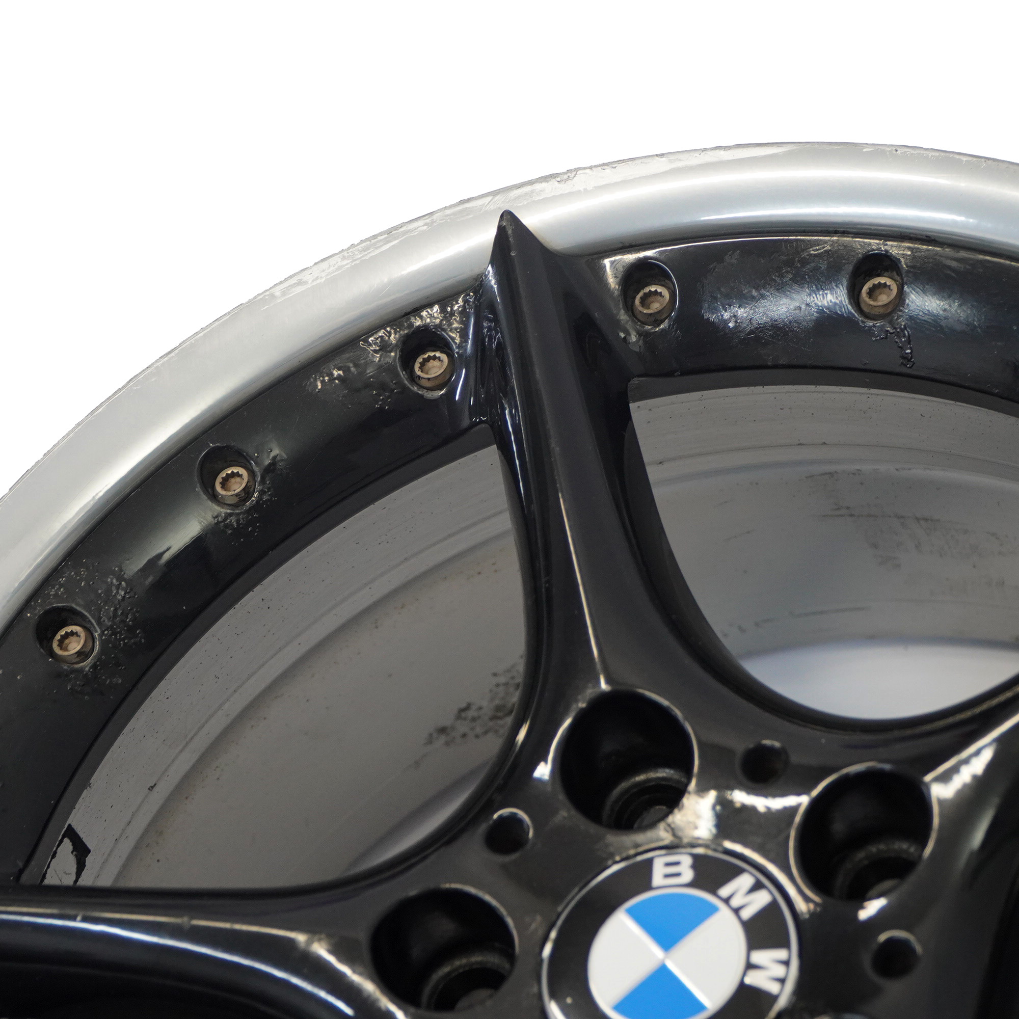 BMW Z4 E85 E86 Schwarz Hintere Alufelge 18" 8,5J ET:50 Sternspeiche 108 6758195