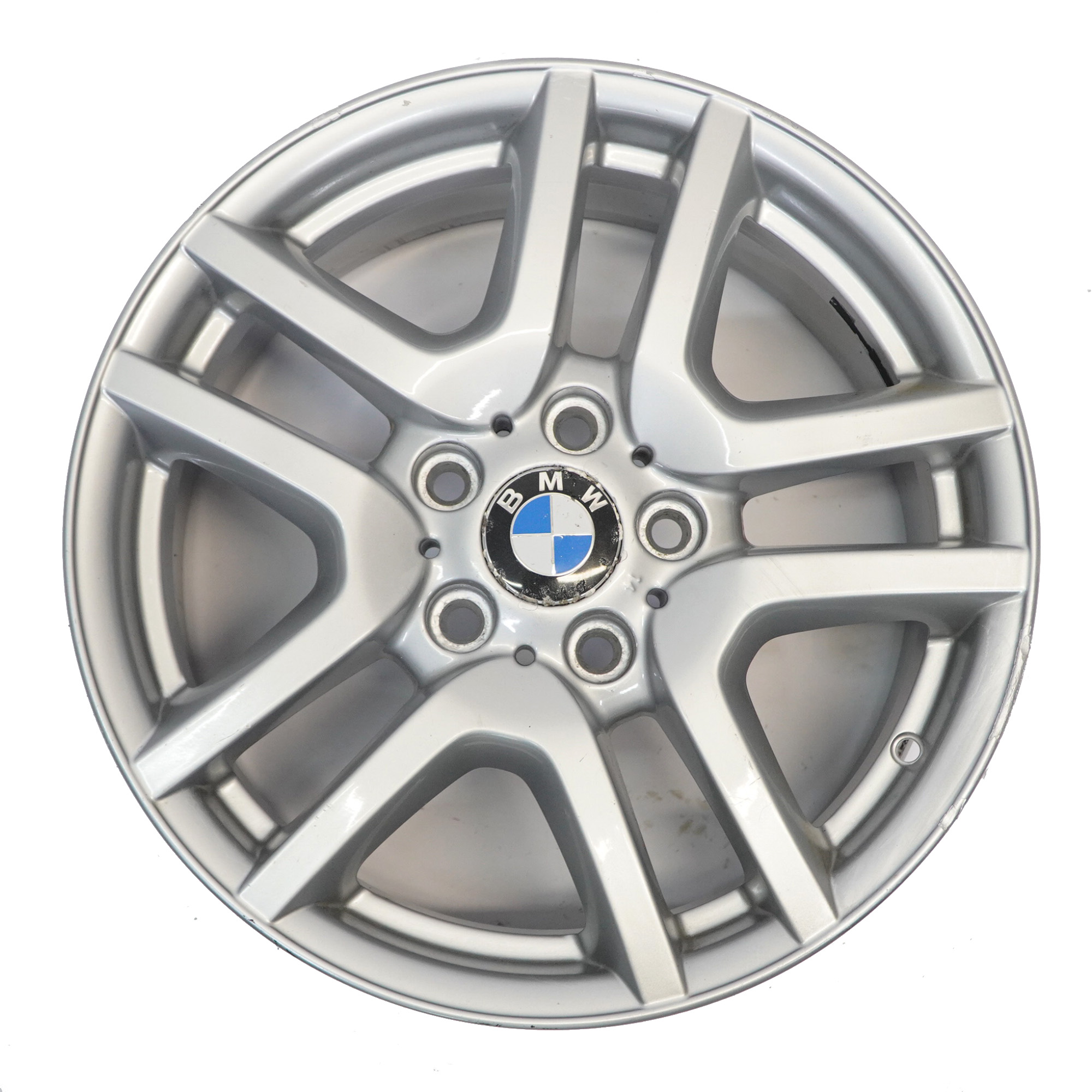 BMW X5 E53 Silver Light Alloy Wheel Rim V spoke 130 17" 7,5J ET:40 6761929