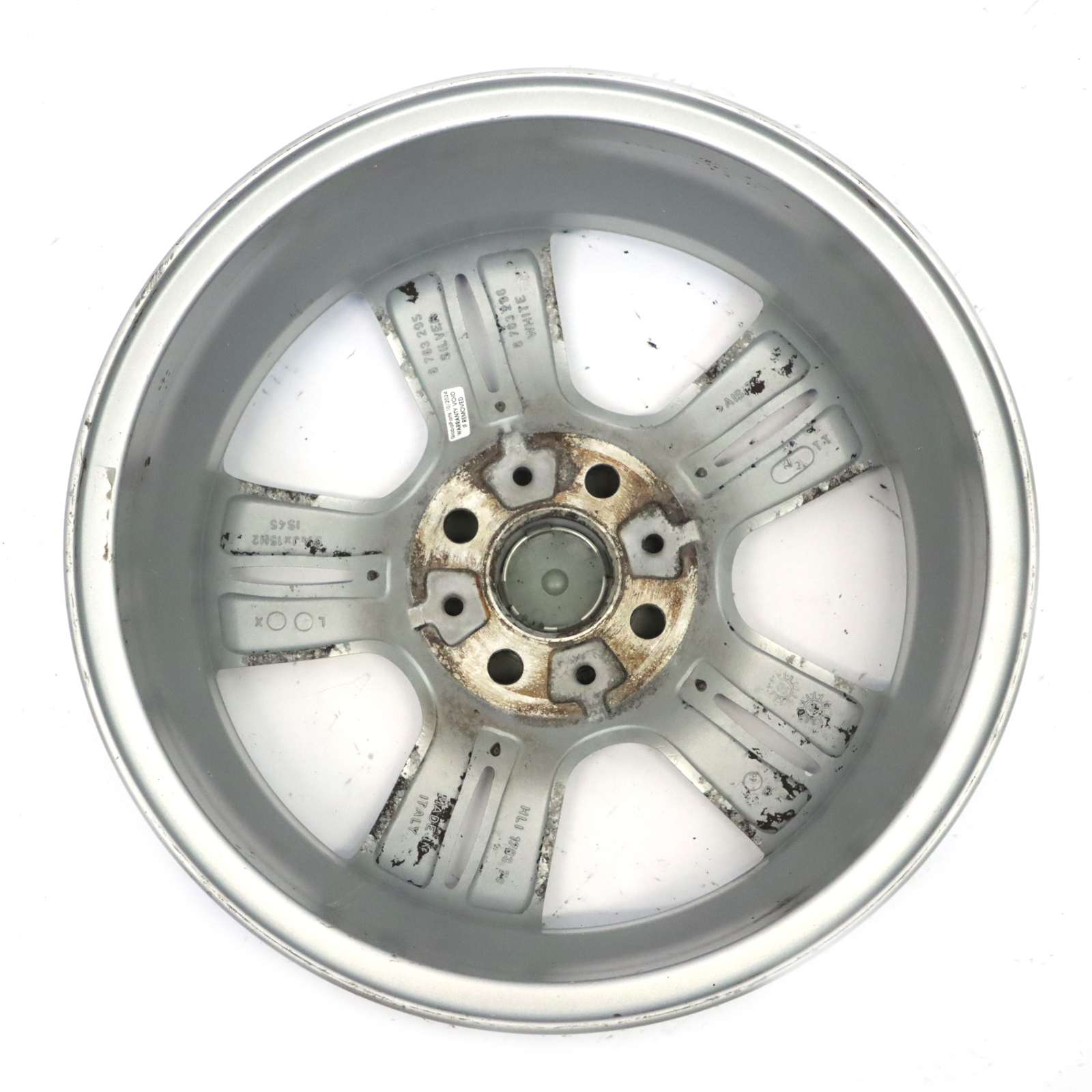 Mini Cooper One R50 R52 Silver Wheel Alloy Rim 15" 5,5J ET:45 5 Star Rocket 93