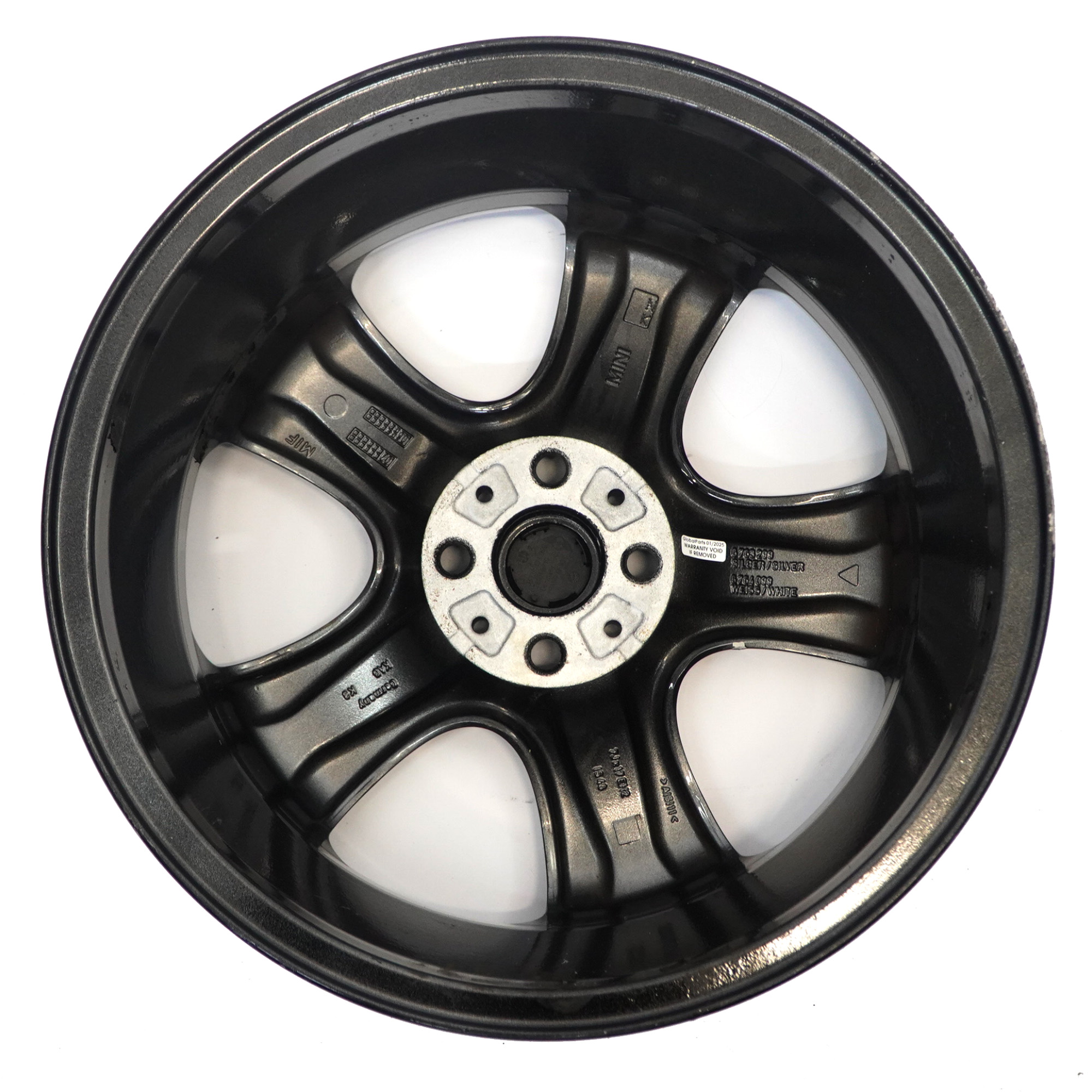 Mini Cooper One R50 R52 R53 Gris Jante Alliage 17" ET:48 7J 5-Star 91 6763299