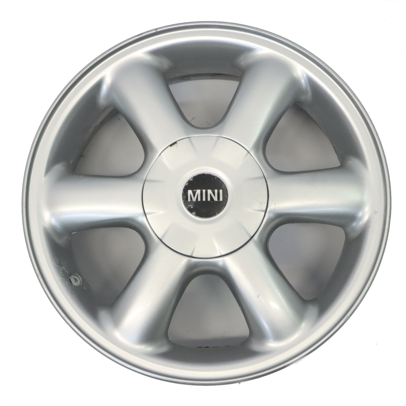 Mini Cooper R50 R56 Silberne Alufelge 15" ET:45 5,5J Rotator Speiche 101