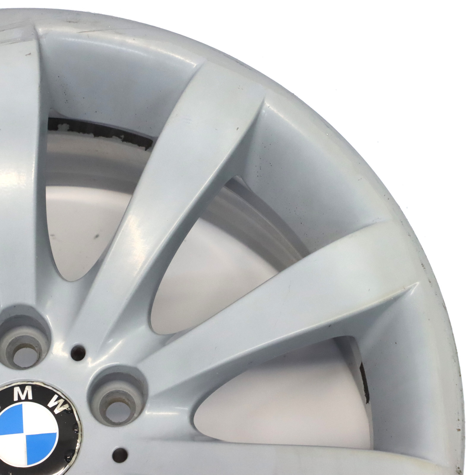 BMW E63 E64 Silver Light Alloy Wheel Rim 19" Star Spoke 218 8,5J ET:14 6770941