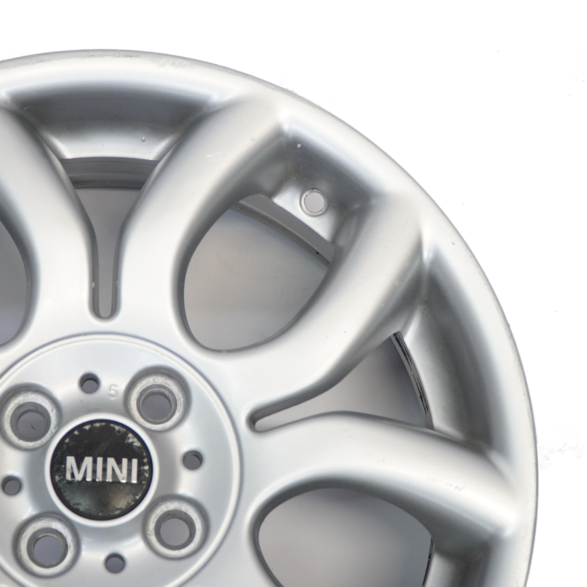 Mini Cooper One R50 R55 R56 R57 Jante Alliage Argent 17" 7J Flame Spoke 97