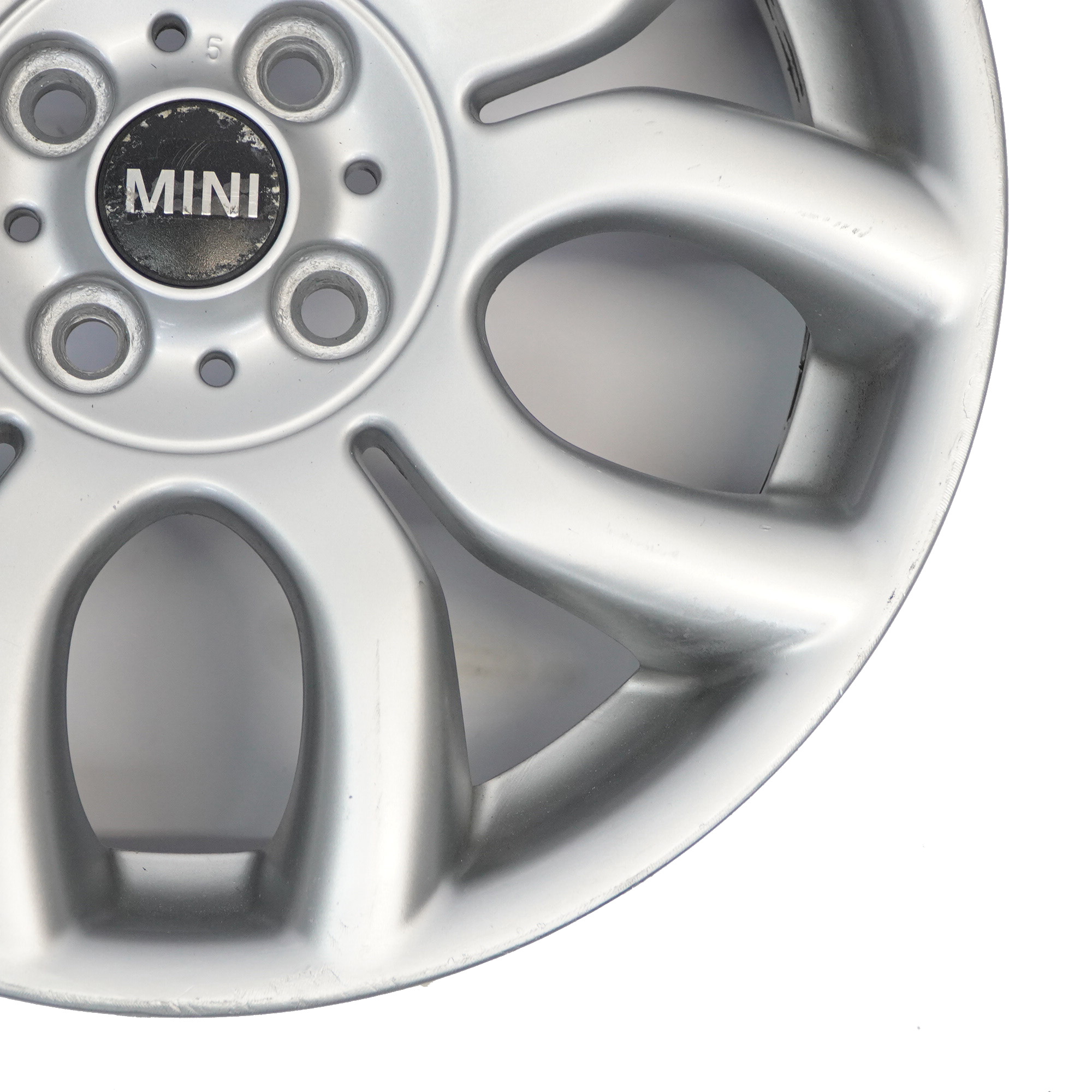 Mini Cooper One R50 R55 R56 R57 Jante Alliage Argent 17" 7J Flame Spoke 97