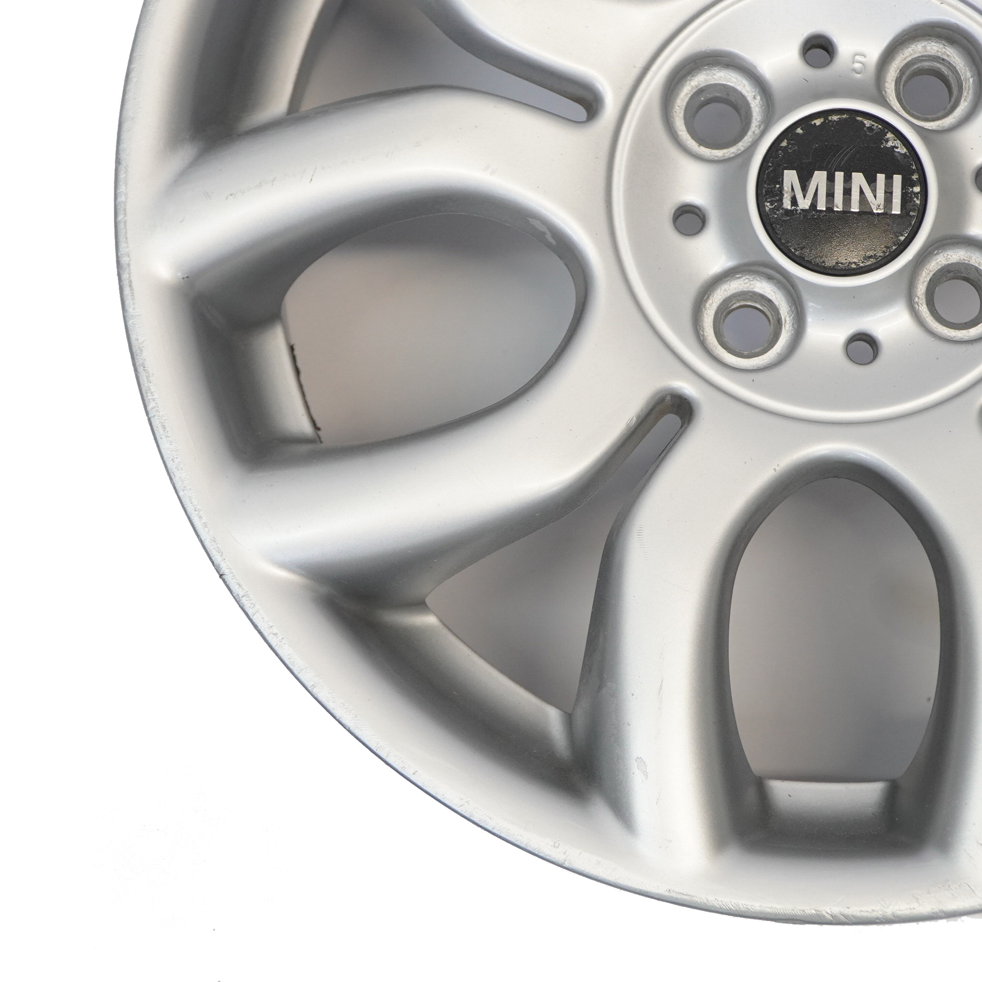 Mini Cooper One R50 R55 R56 R57 Jante Alliage Argent 17" 7J Flame Spoke 97