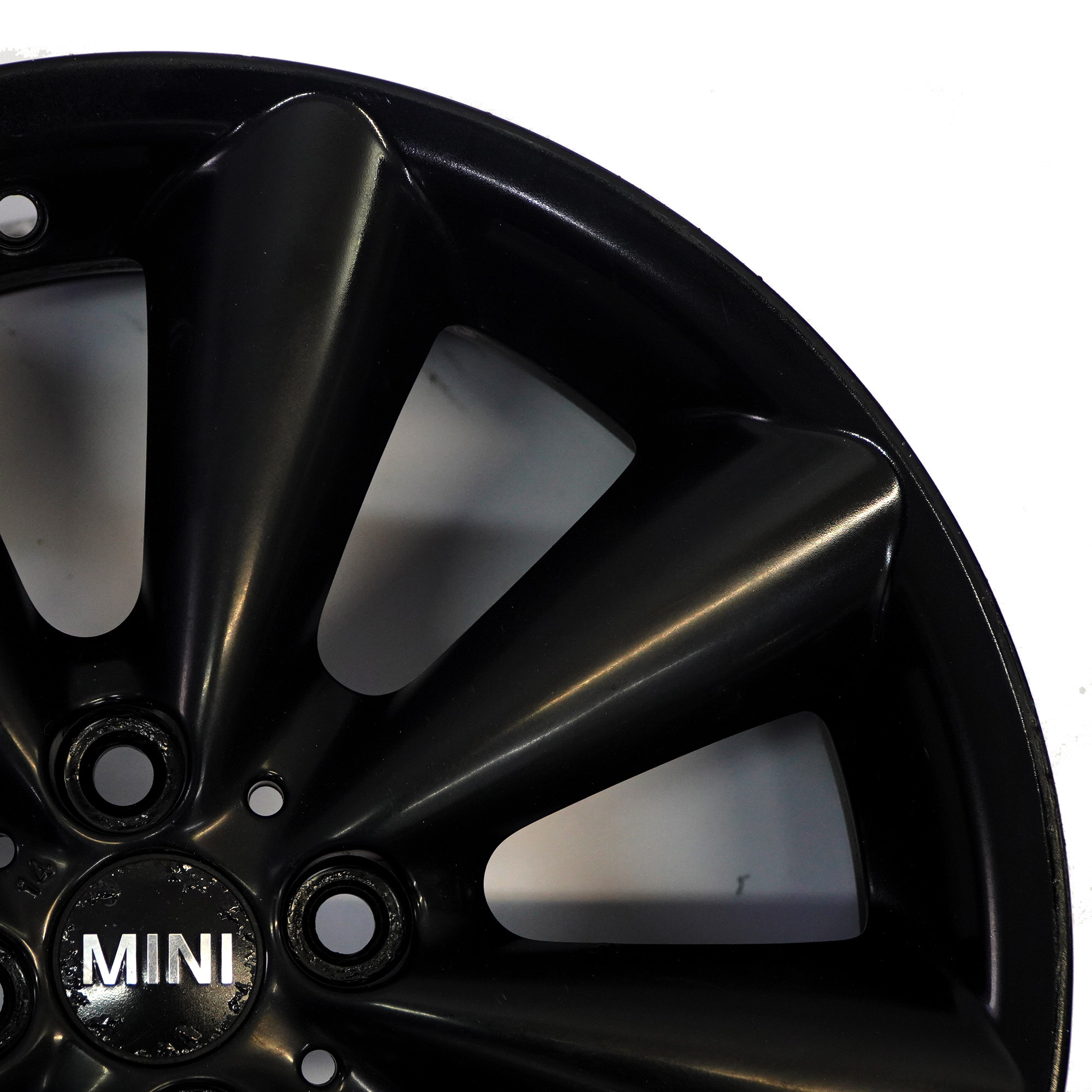 Mini Cooper R55 R56 R57 R58 Black Wheel Alloy Rim 17" 7J ET:48 Conical Spoke